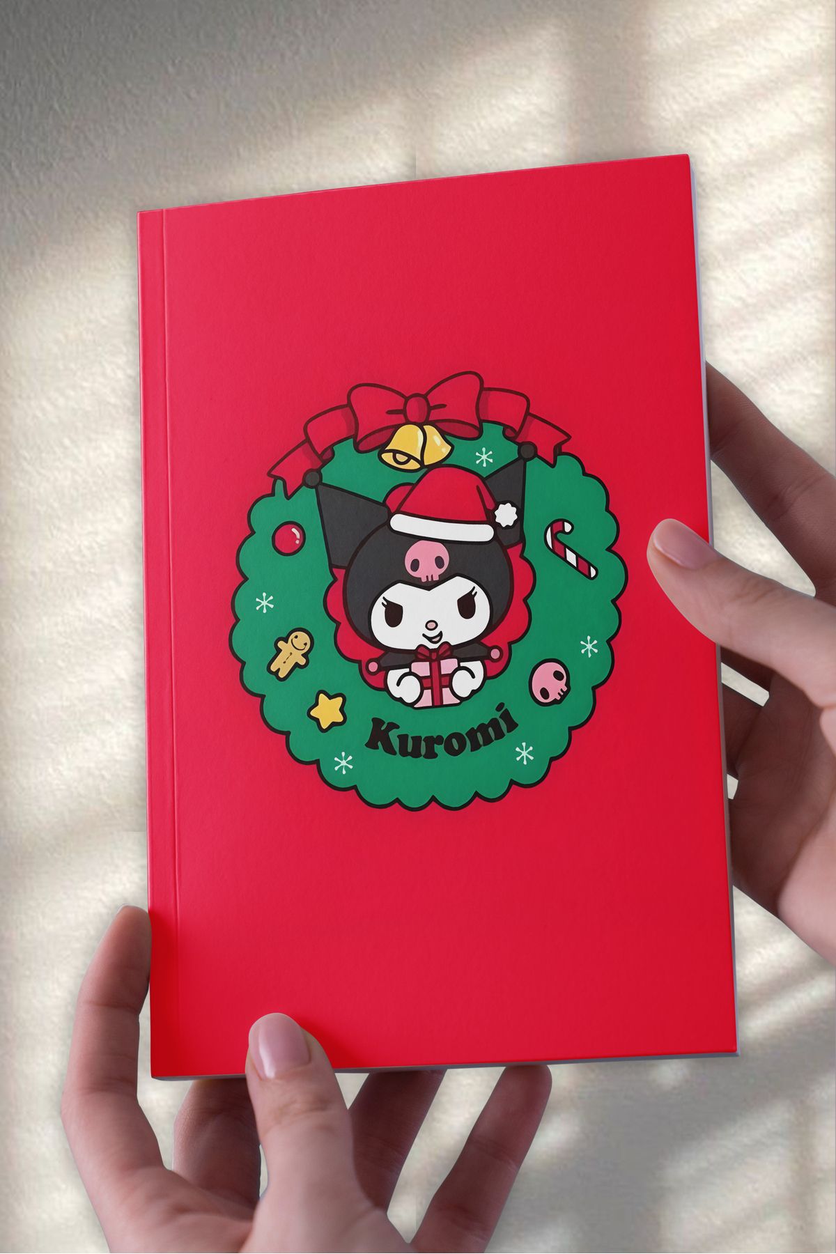 Ludios Yılbaşı Özel Kuromi A5 Çizgisiz Günlük Hediyelik Günlük Defter (50 Sayfa)