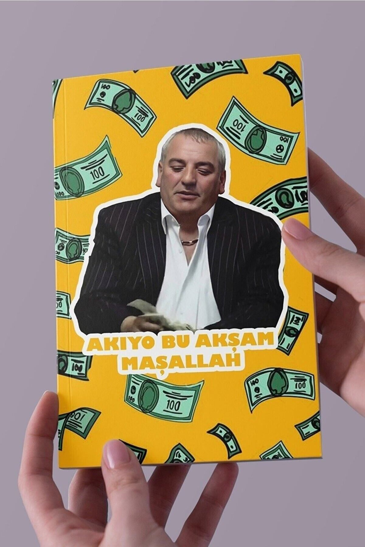 Ludios Kolpaçino Akıyor Maşallah A5 Çizgisiz Defter (50 Sayfa)