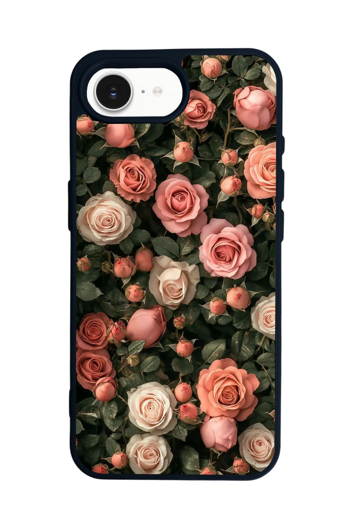 BGAKSESUAR Apple iPhone 16E Siyah Silikon Kılıf Çiziklere ve Darbelere Karşı Koruma