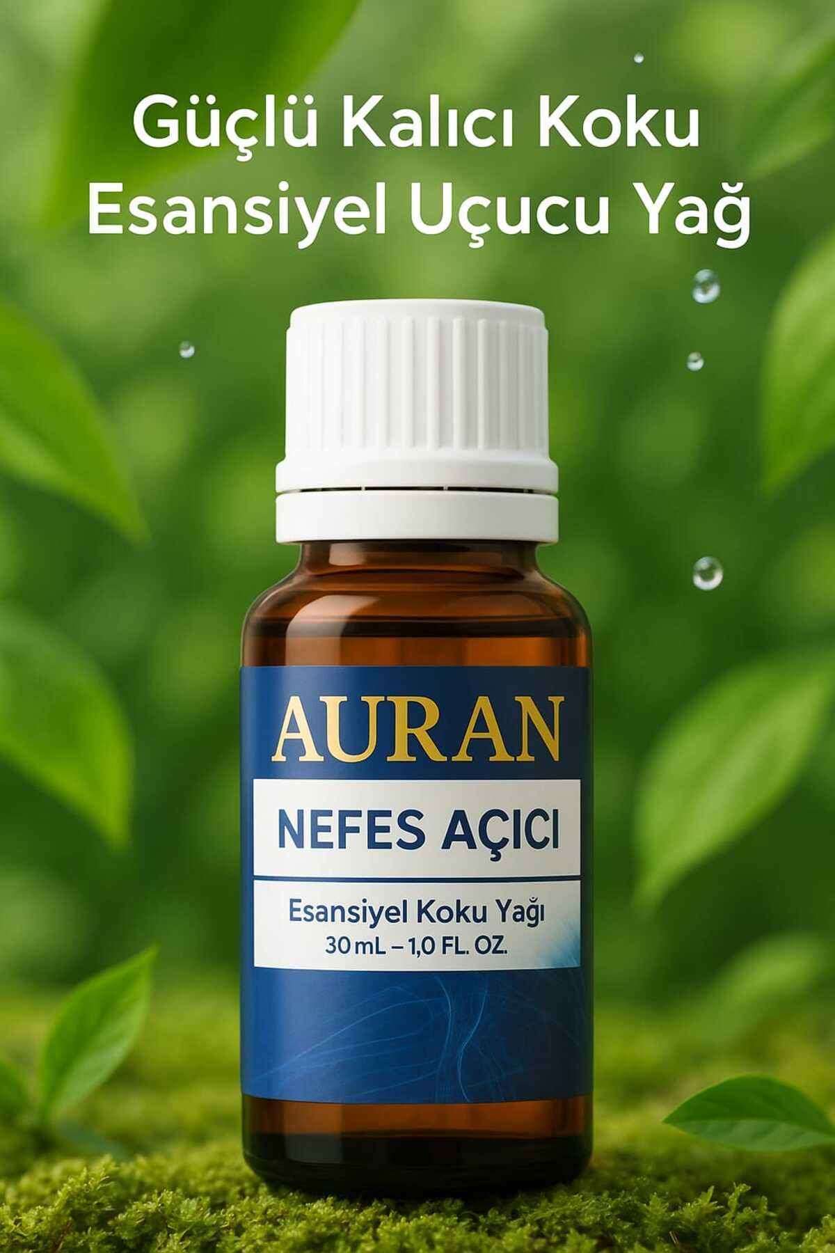 AURAN Nane Ve Okaliptüs Esansiyel Uçucu Koku Yağı Buhurdanlık Yağı Difüzör Esansı Küre 30ml