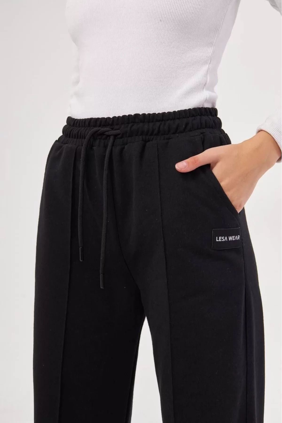 BBbutik İki iplik Bol Paça Kadın Eşofman Pantalon