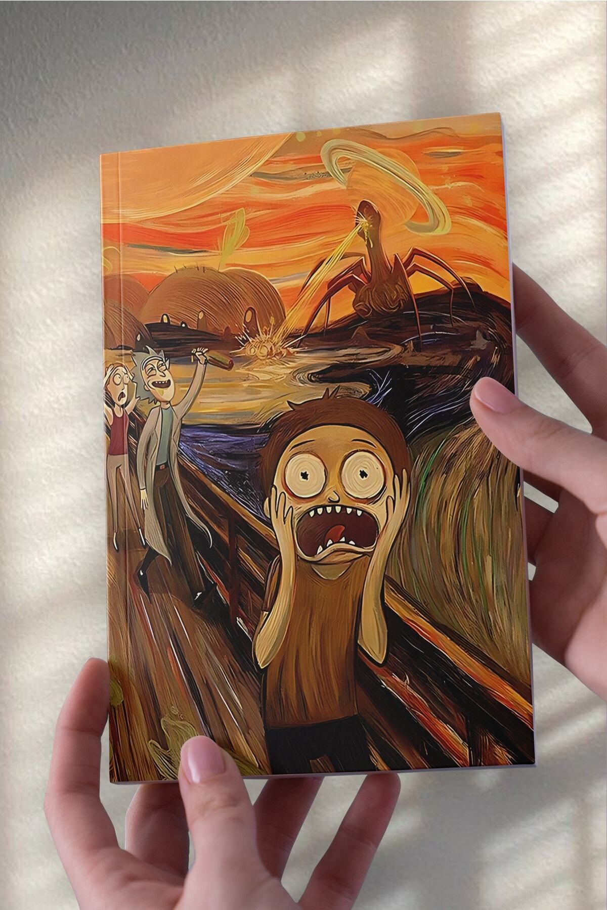 Ludios Rick And Morty Çığlık A5 Çizgisiz Defter(50 Sayfa)