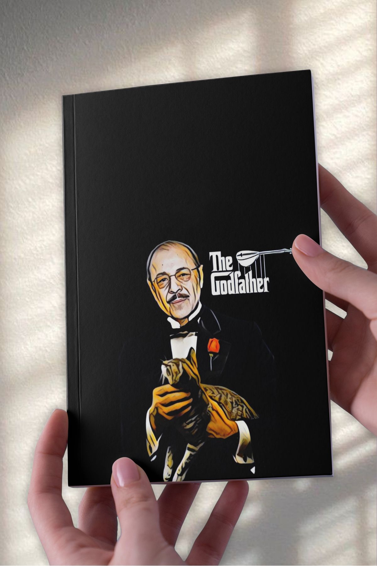 Ludios Neşet Baba Kader Tasarımlı Desenli A5 Çizgisiz Defter (50 Sayfa)