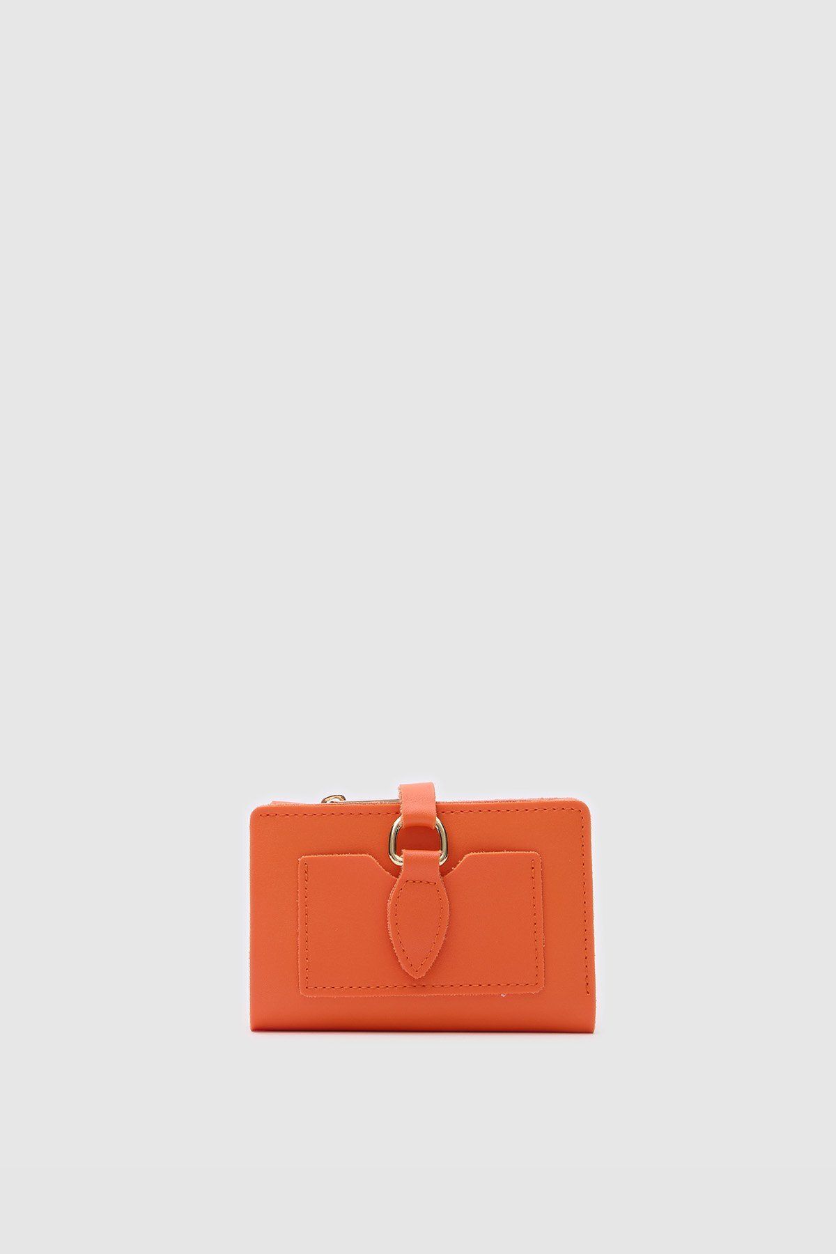 OLLBAG Afra Turuncu Renk Mini Cüzdan