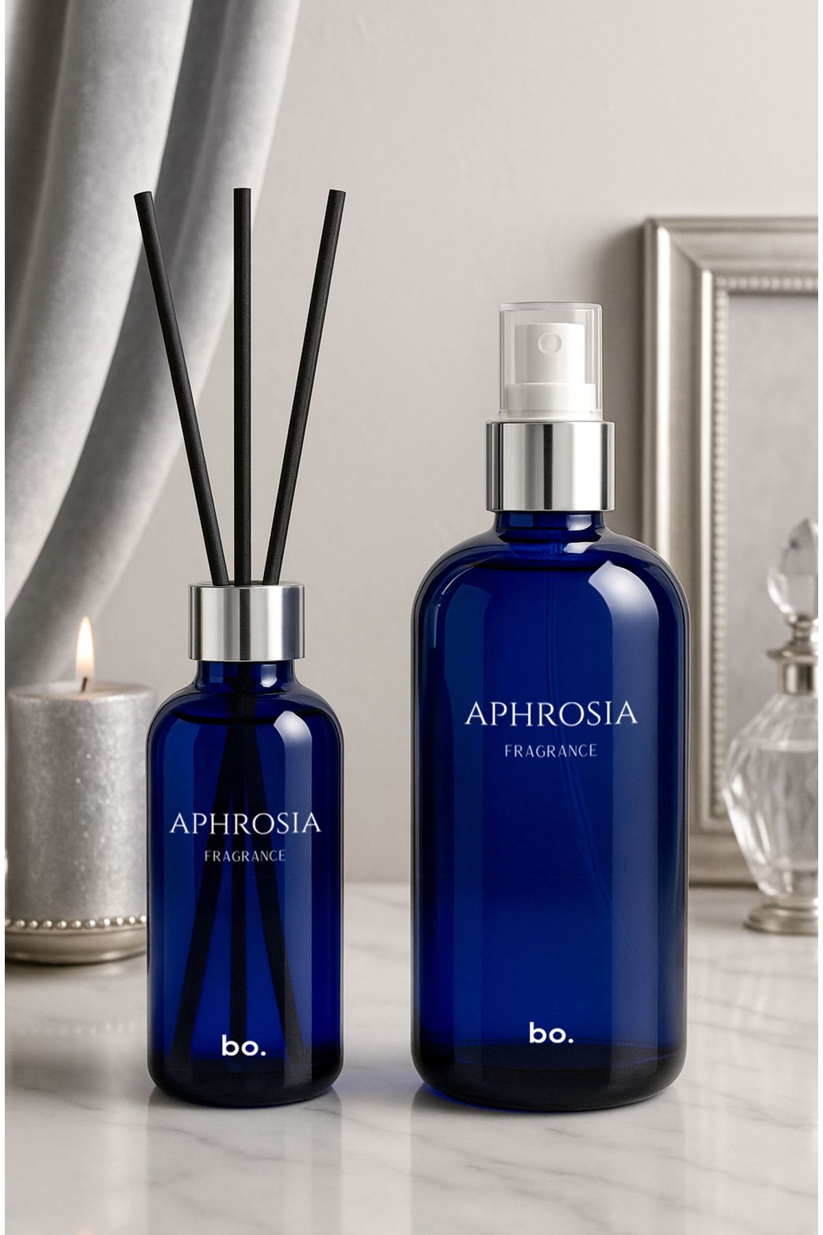 Bo Essences Aphrosia Oda Kokusu Seti | Aphrosia | %35 Esanslı | 100 ml Çubuklu 250 ml Sprey