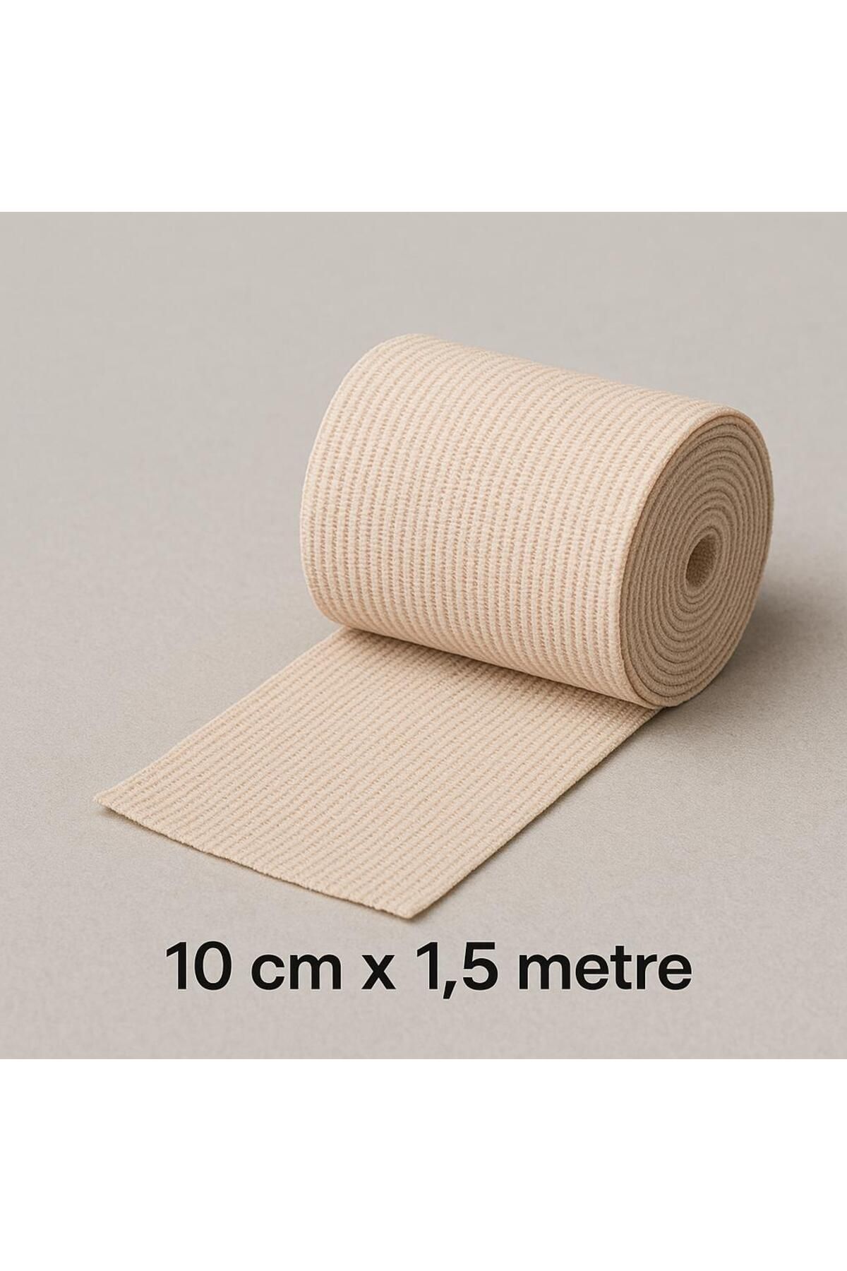 evromed ELASTİK BANDAJ 10CM X 1,5 METRE KREM RENK