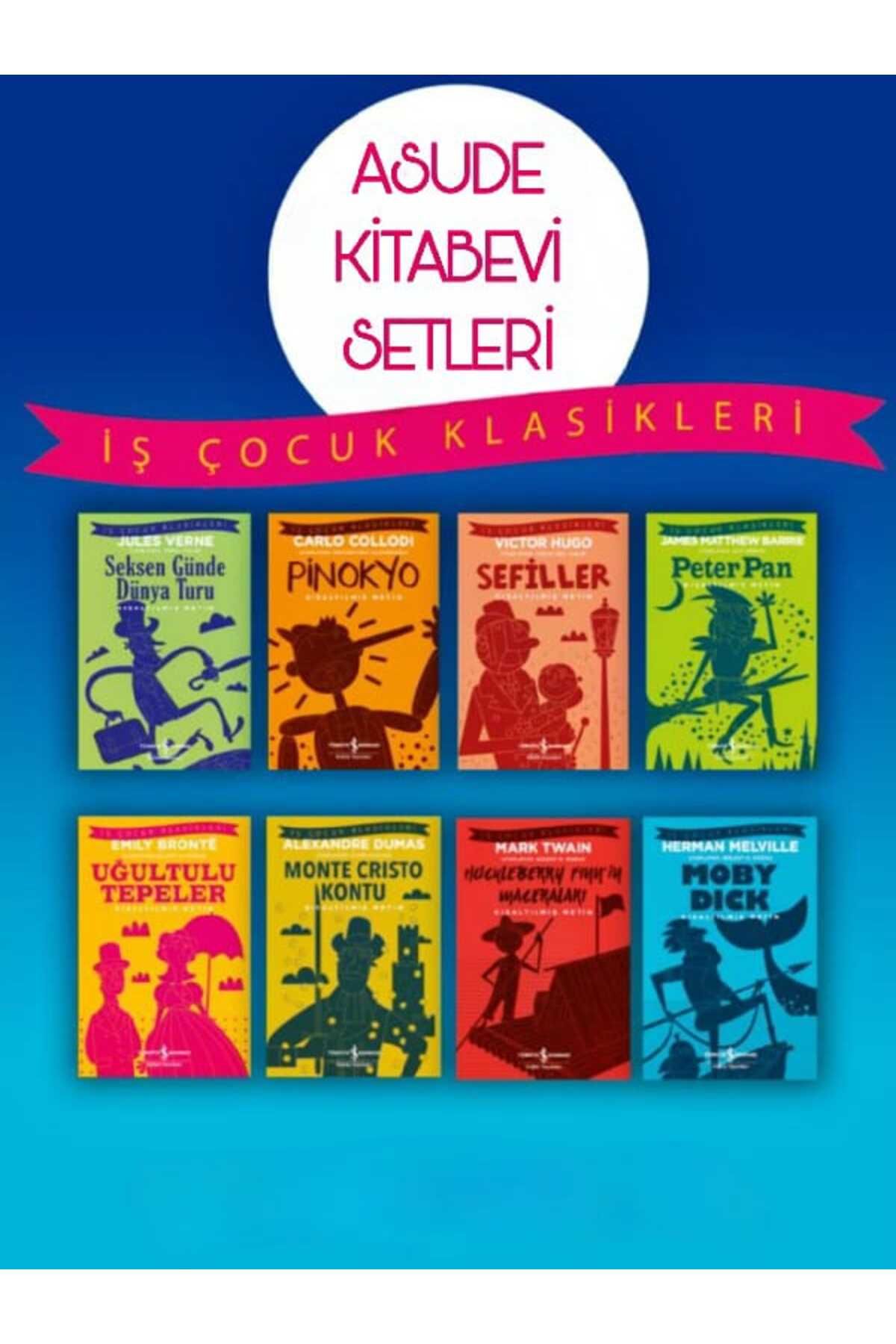 TÜRKİYE İŞ BANKASI KÜLTÜR YAYINLARI İŞ ÇOCUK KLASİKLERİ 8 KİTAP