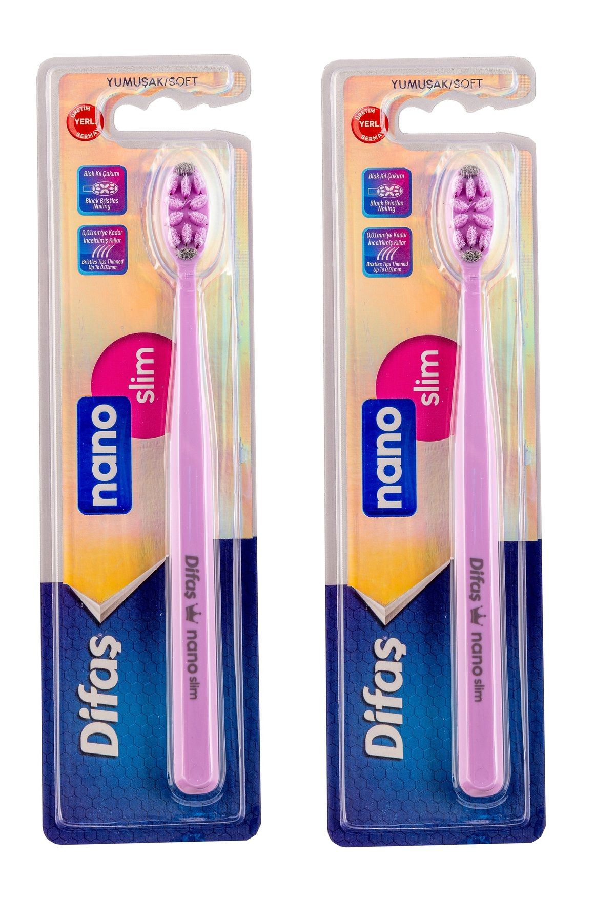 Difaş Nano Slim Yumuşak (Soft) Diş Fırçası (2 Adet)