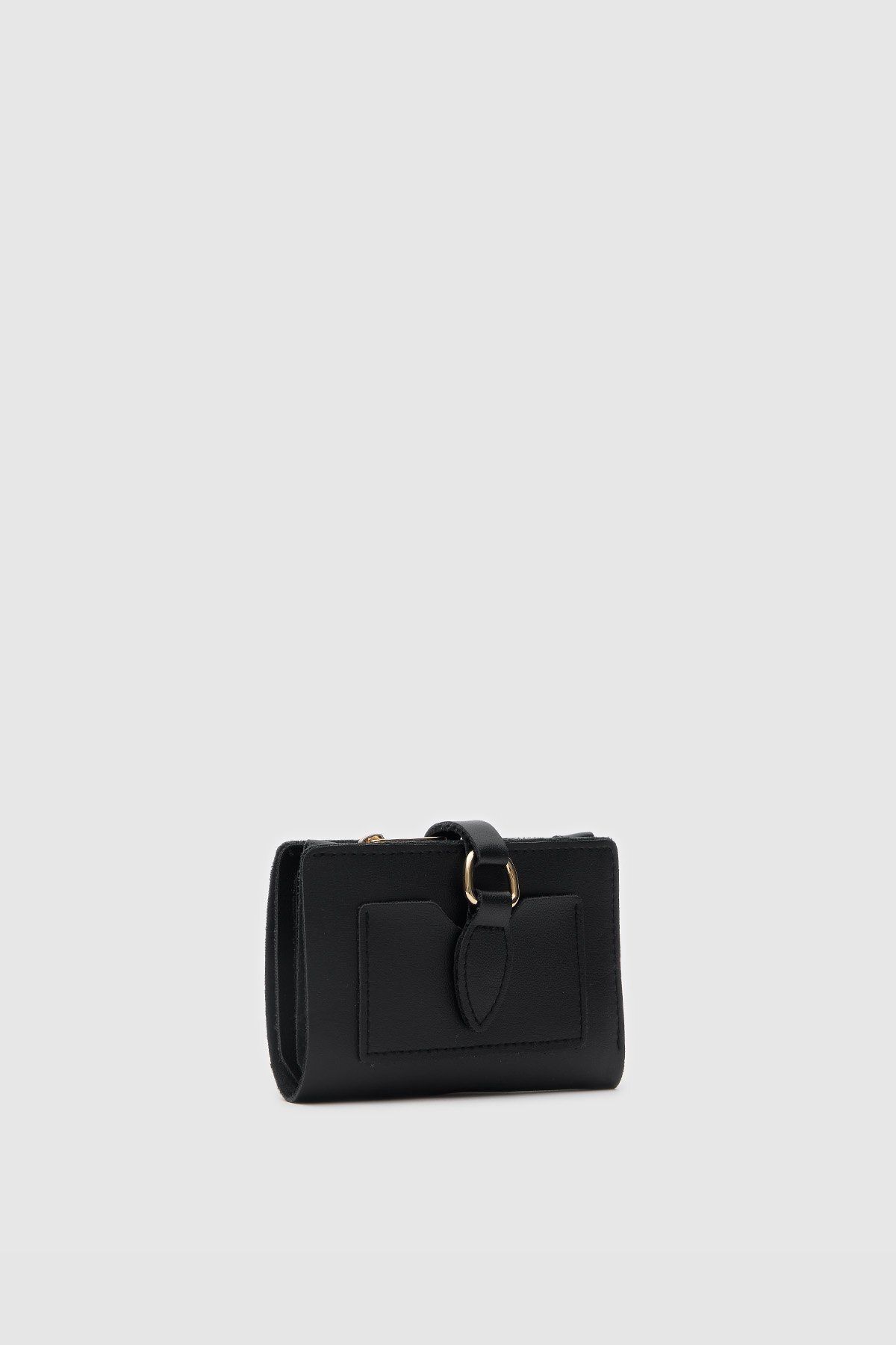 OLLBAG Afra Siyah Renk Mini Cüzdan