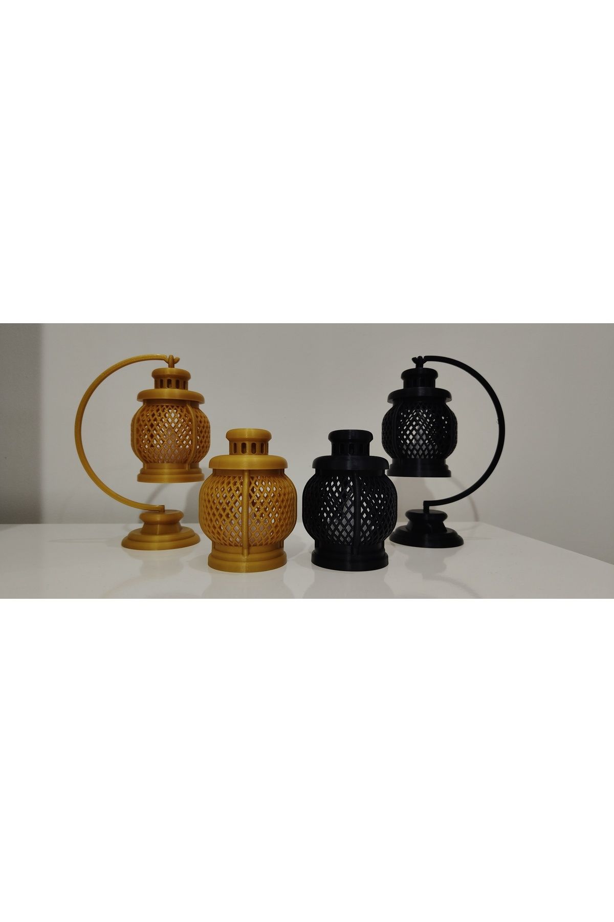 3DHiDesign Dekoratif Vintage Led Işıklı Şam'dan -Tea Light