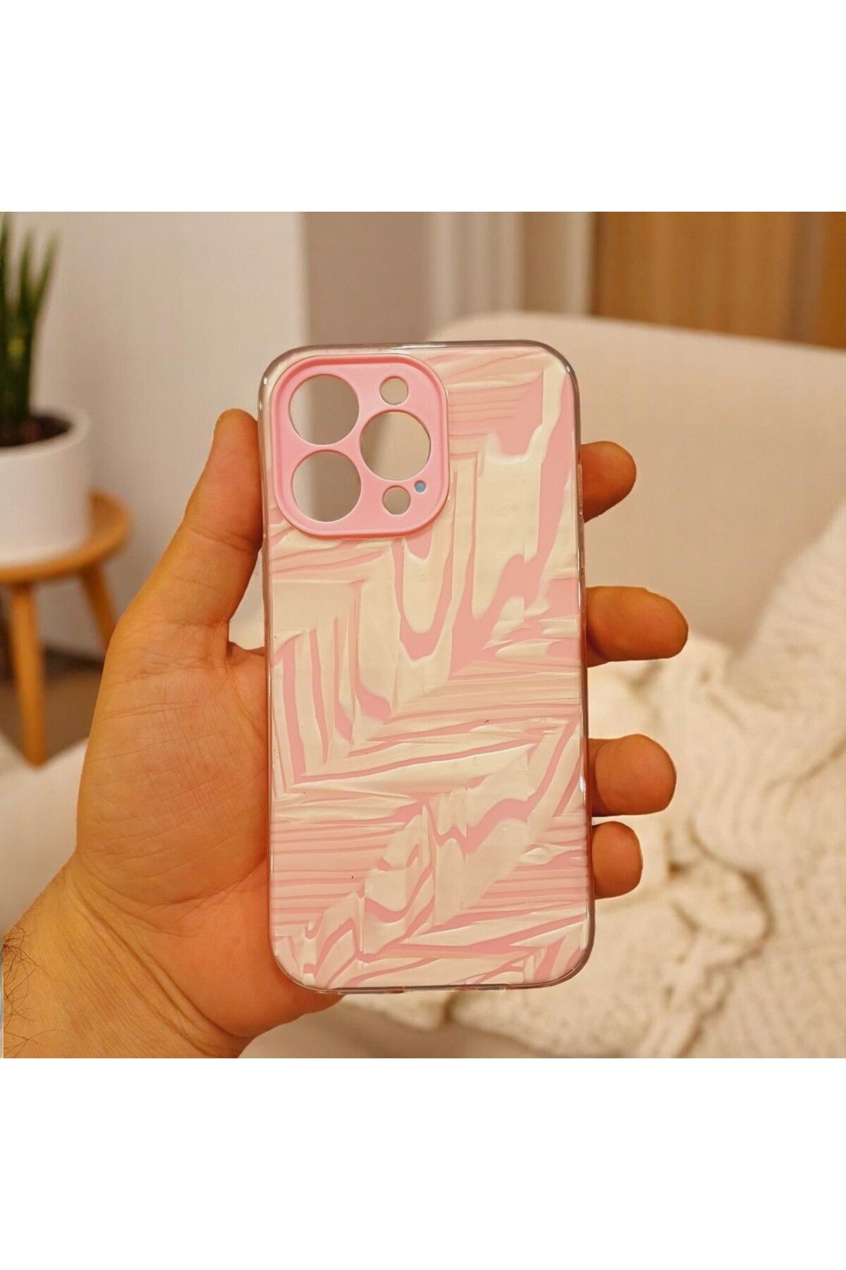 RONA STORE iPhone 13 Pro Uyumlu Kamera Korumalı Desenli Silikon Kılıf(çıkarılabilir desen katmanı)