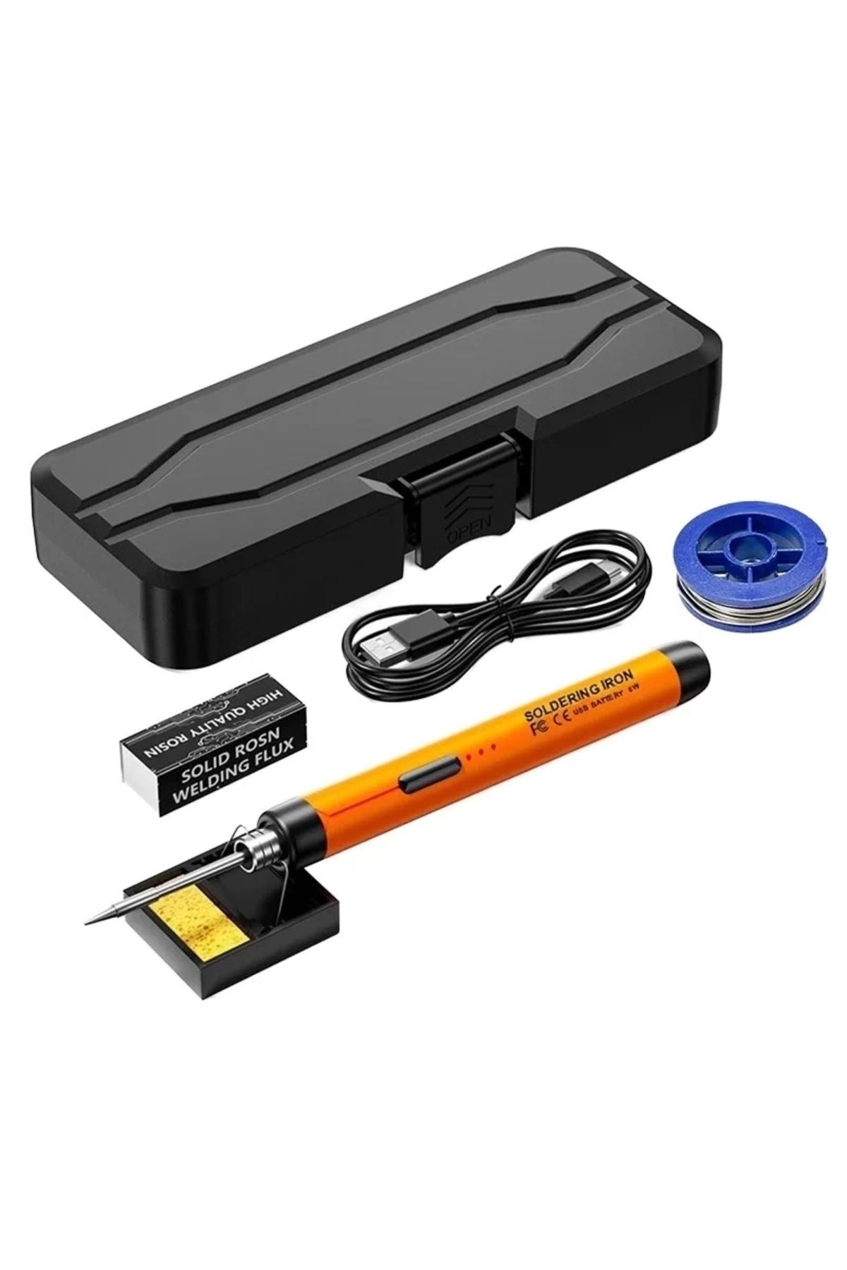 CNL USB 5V 8W Sıcaklık Ayarlı USB Kalem Havya Seti