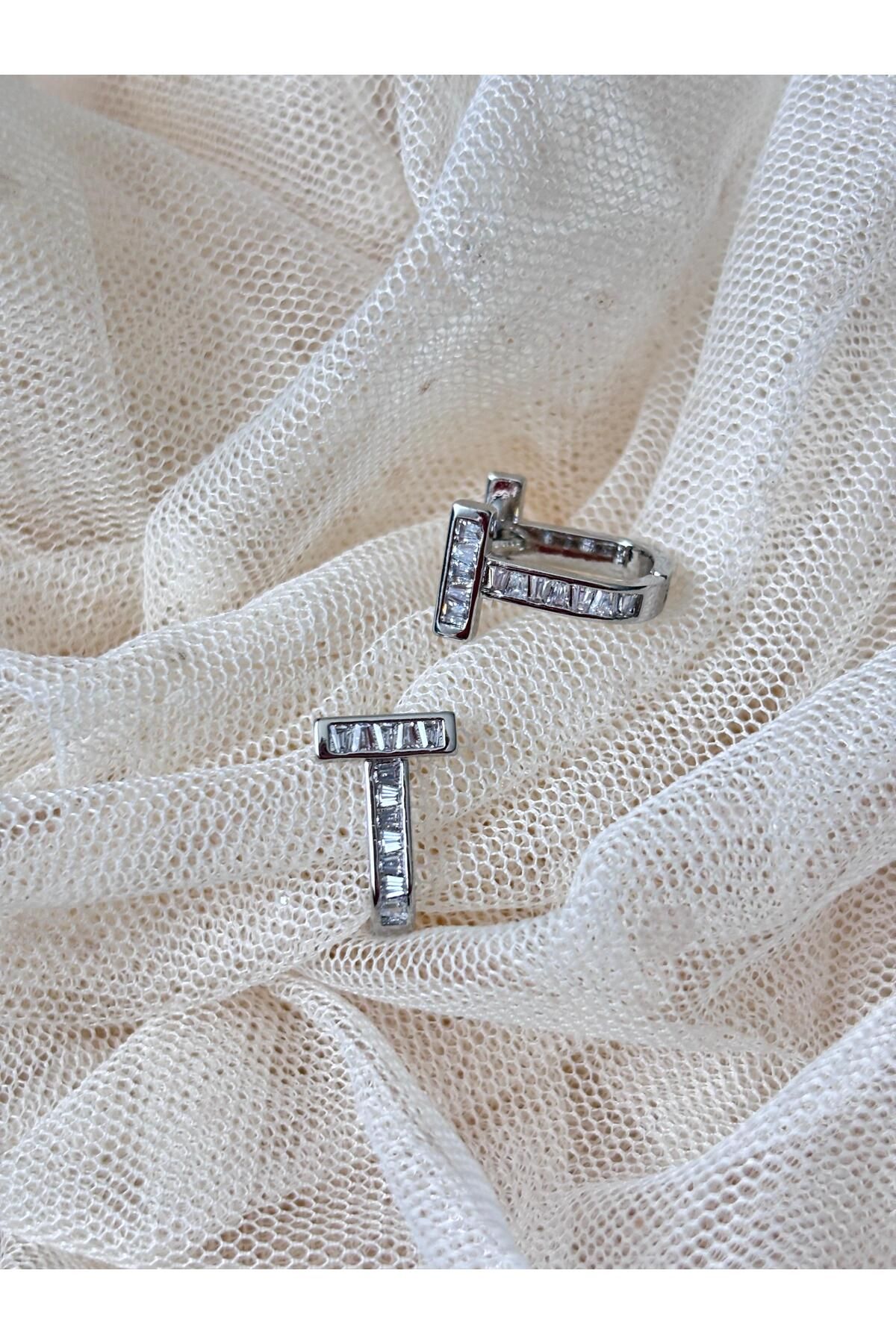 Bellamy Jewelry T-Glow Küpe - Silver