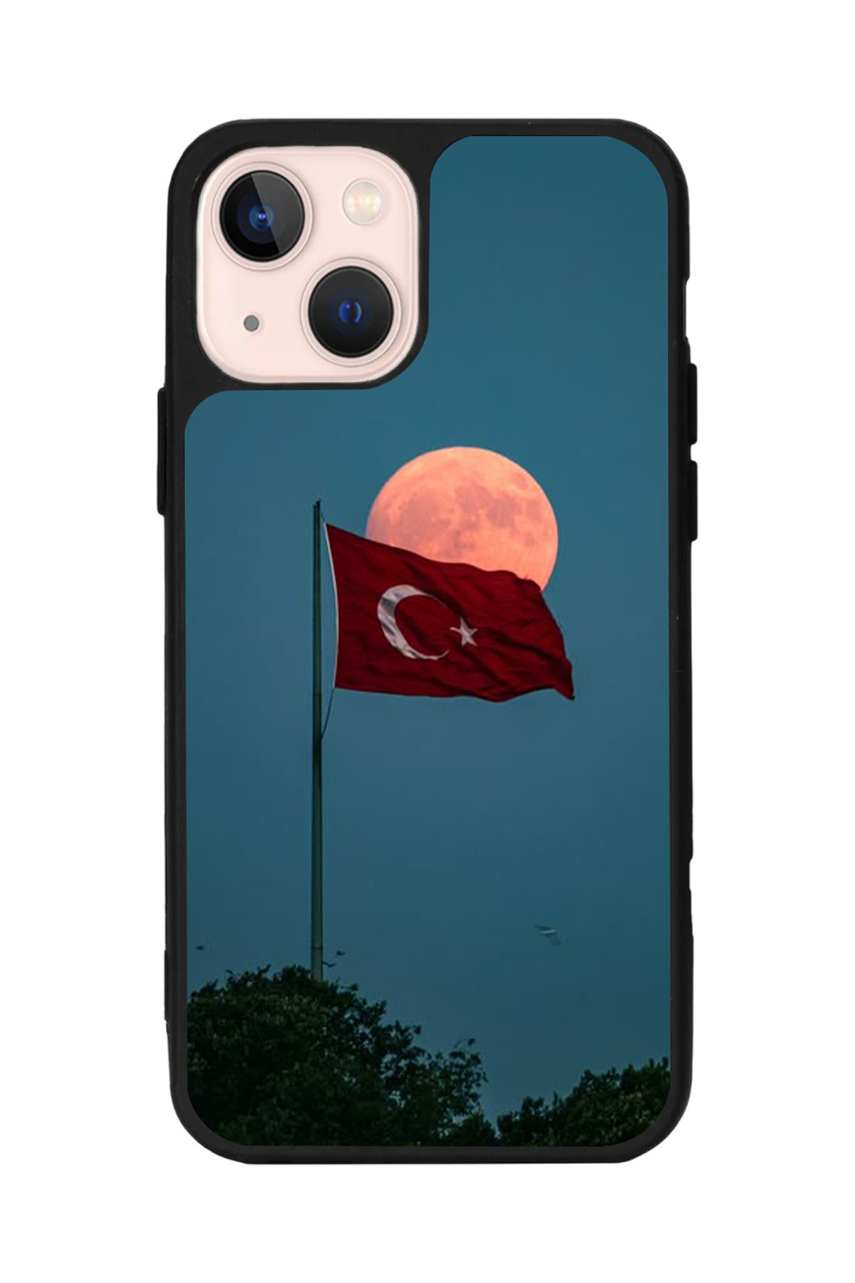 Aksel Kılıf Apple iPhone 15 Plus Uyumlu Baskılı,Mat Siyah,Yumuşak Silikon,Koruyucu,Şok Emici Kapak,Kılıf