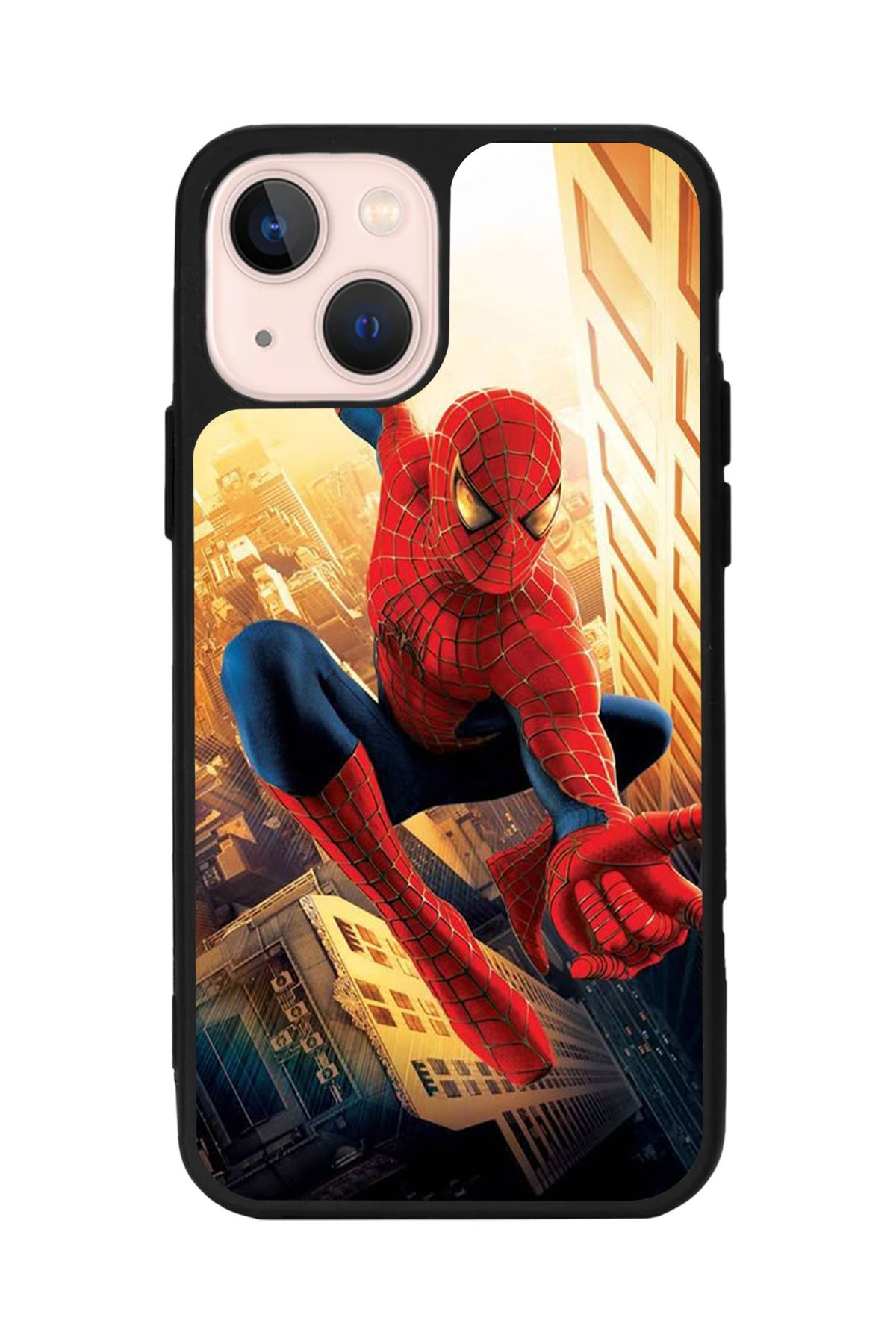 Aksel Kılıf Apple iPhone 15 Plus Uyumlu Baskılı,Mat Siyah,Yumuşak Silikon,Koruyucu,Şok Emici Kapak,Kılıf