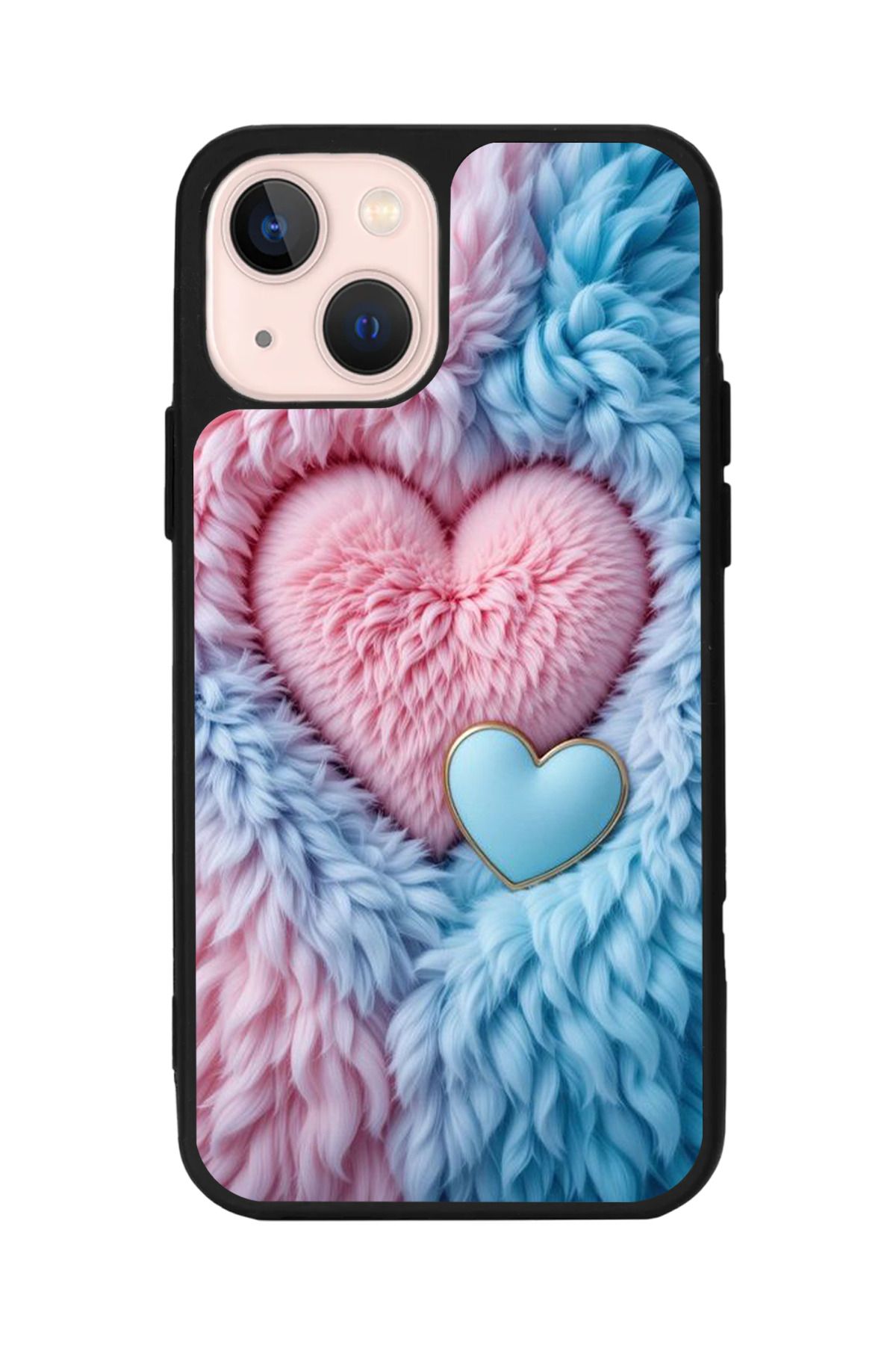 Aksel Kılıf Apple iphone 14 Uyumlu Baskılı, Mat Siyah Renk, Yumuşak Silikon, Koruyucu, Şok Emici Kapak, Kılıf