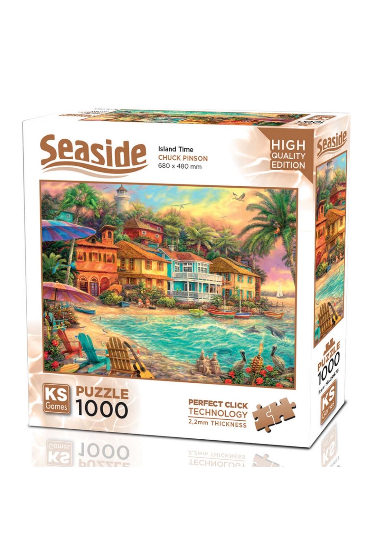 BYR Fırsat Byr Ks Games Island Time Puzzle 1000 Parça 20673 Yeni