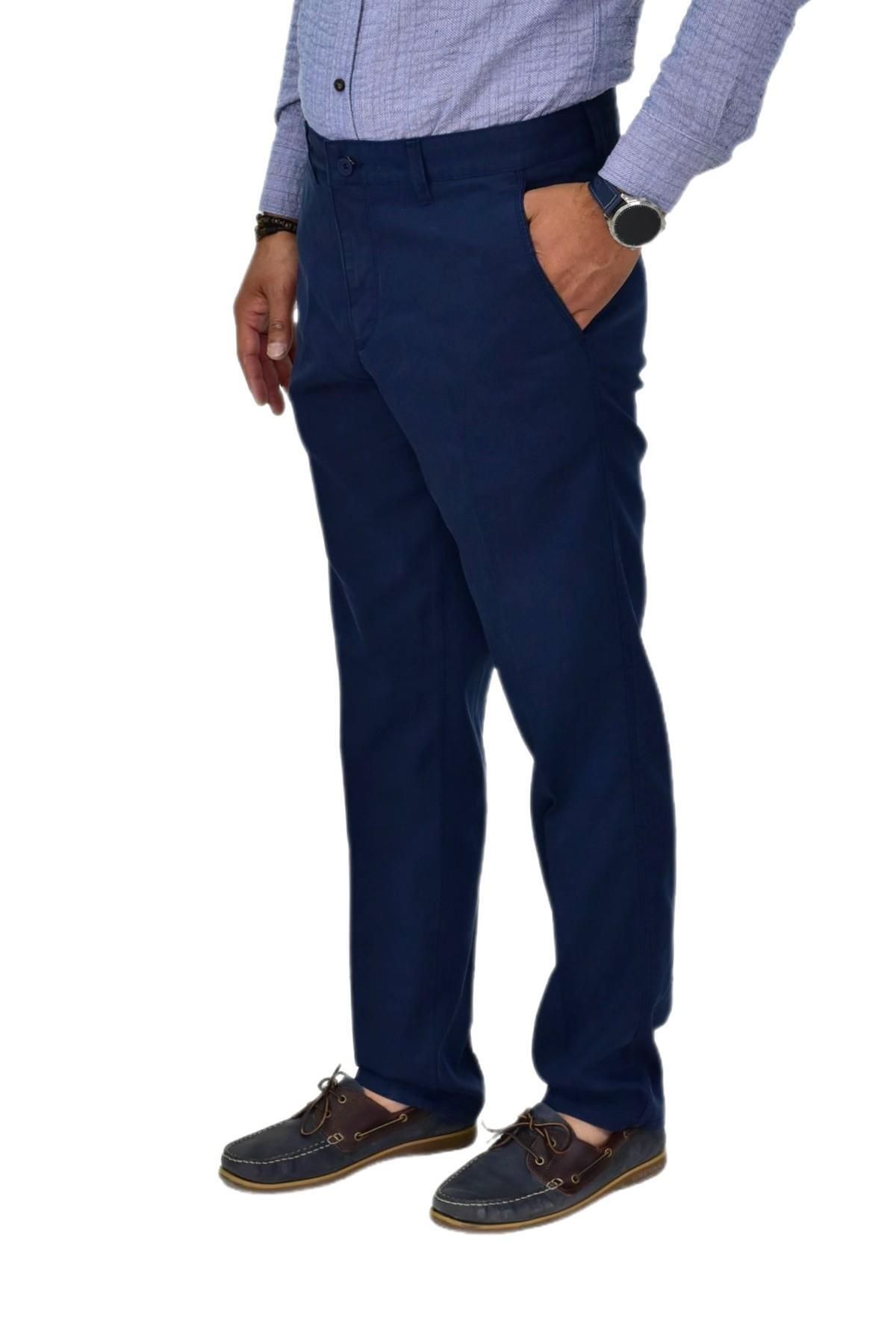LAVETTO Erkek Kanvas Yazlık Pantolon Klasik 968 BGL-ST04598