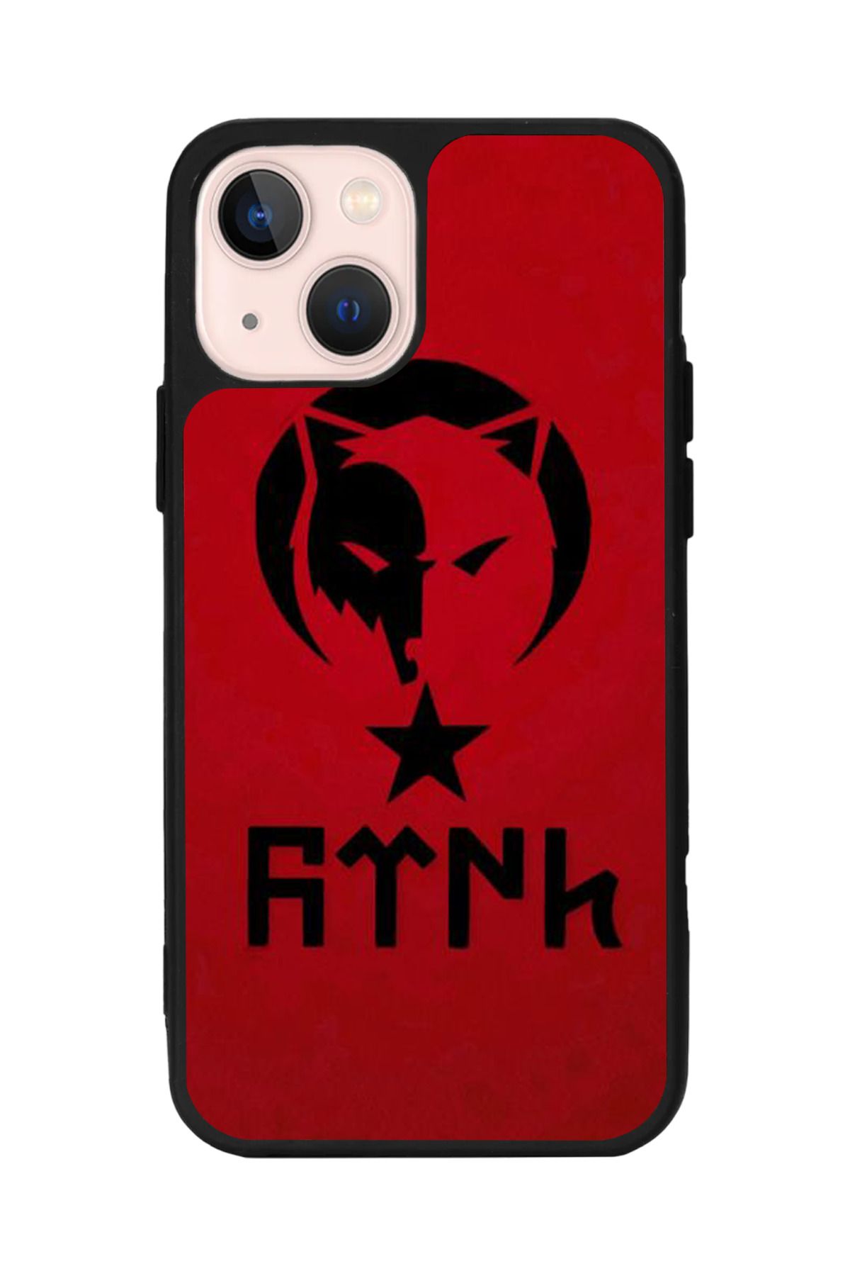 Aksel Kılıf Apple iPhone 15 Plus Uyumlu Baskılı,Mat Siyah,Yumuşak Silikon,Koruyucu,Şok Emici Kapak,Kılıf