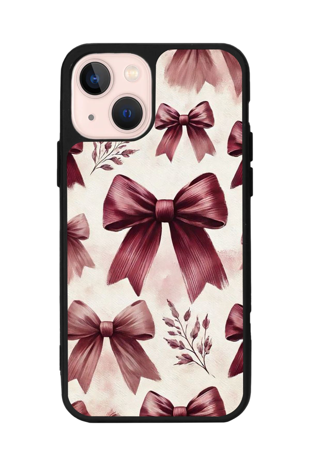 Aksel Kılıf Apple iPhone 14 Plus Uyumlu Baskılı, Mat Siyah,Yumuşak Silikon,Koruyucu,Şok Emici Kapak,Kılıf