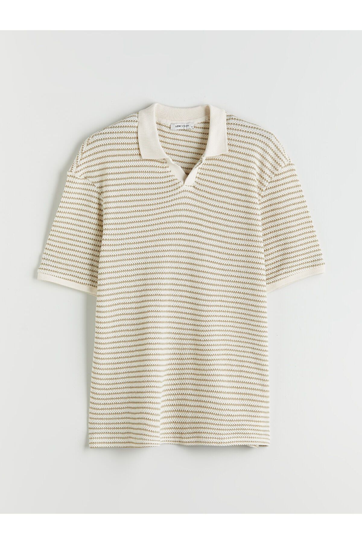 LC Waikiki Polo Yaka Çizgili Erkek Tişört