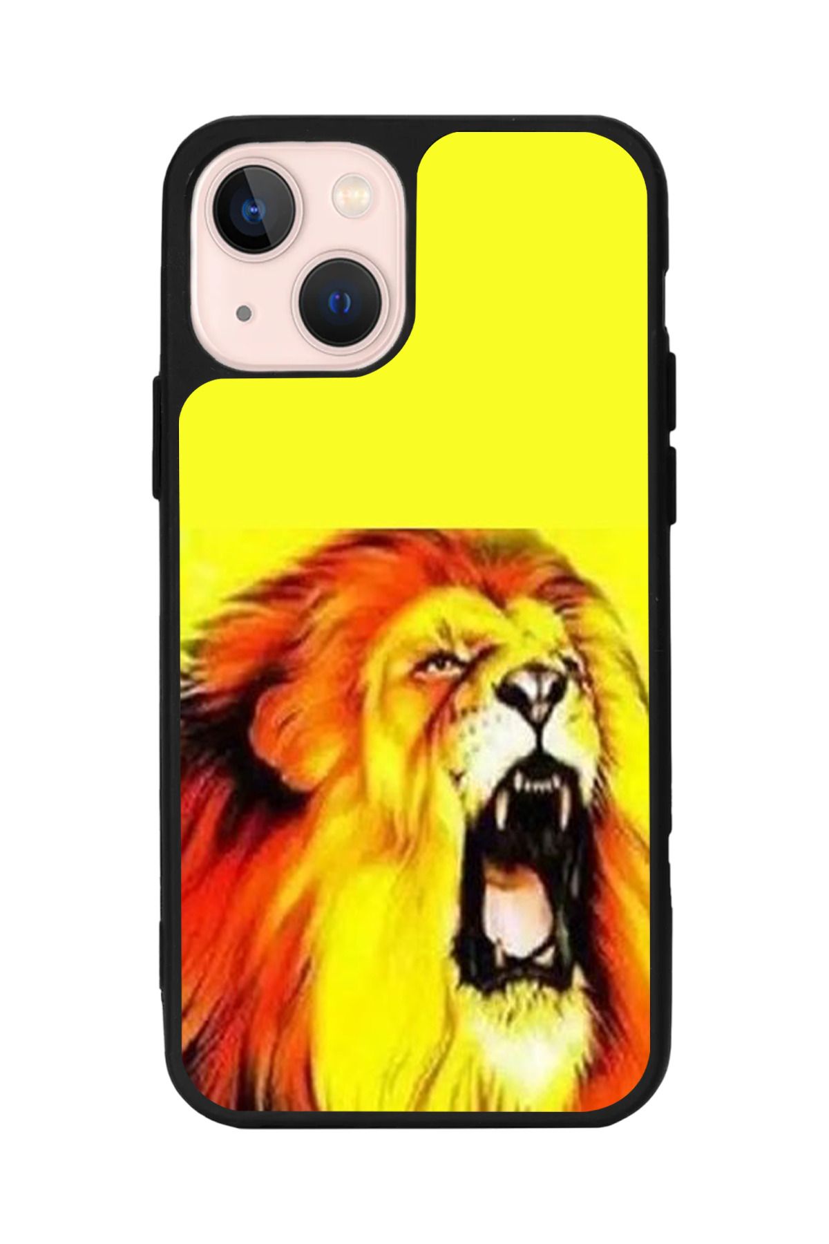 Aksel Kılıf Apple iPhone 14 Plus Uyumlu Baskılı, Mat Siyah,Yumuşak Silikon,Koruyucu,Şok Emici Kapak,Kılıf