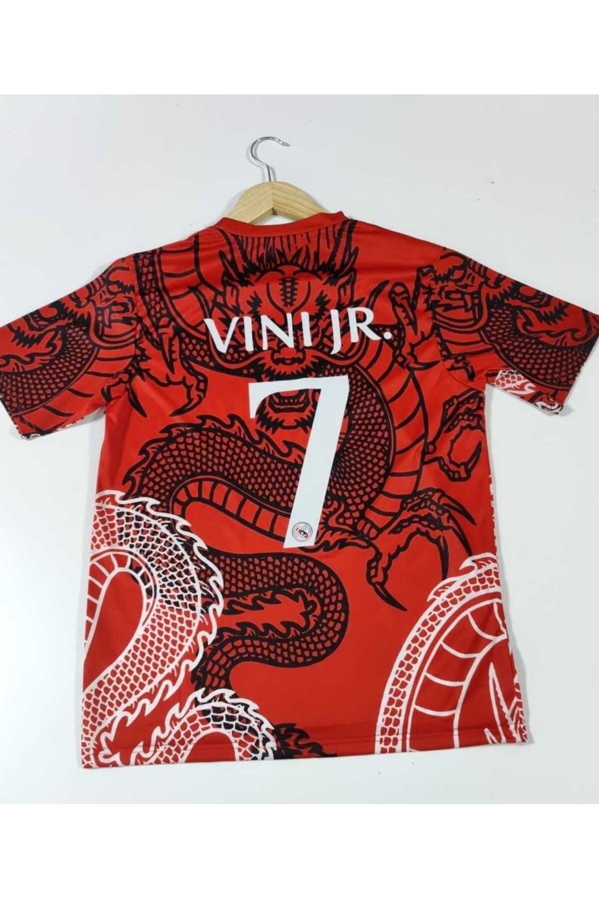 feriköy RE.A.L M.A.D.R.İ.D 2024-25 VİNİ JR. ÖZEL DRAGON (EJDERHA) YETİŞKİN FORMASI(RED)
