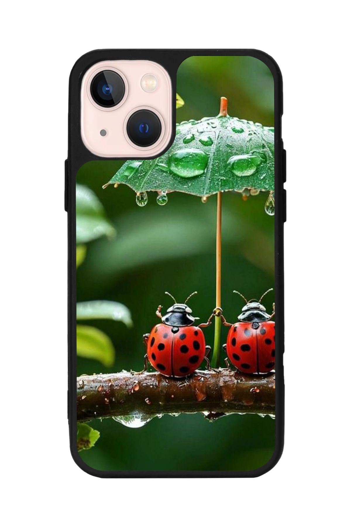 Aksel Kılıf Apple iPhone 15 Plus Uyumlu Baskılı,Mat Siyah,Yumuşak Silikon,Koruyucu,Şok Emici Kapak,Kılıf