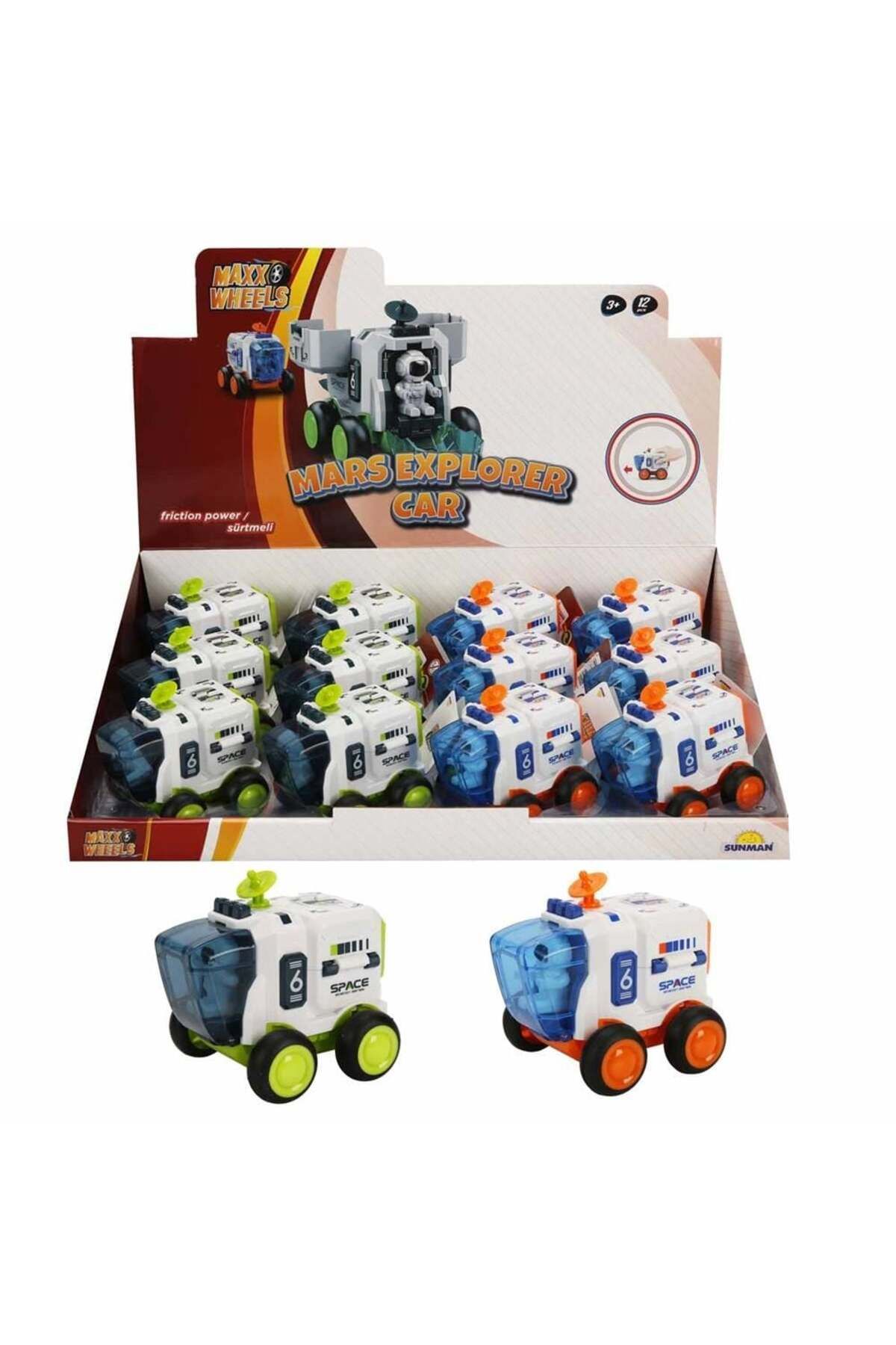 BYR Fırsat Byr Maxx Wheels Astronotlu Sürtmeli Uzay Aracı Yeni