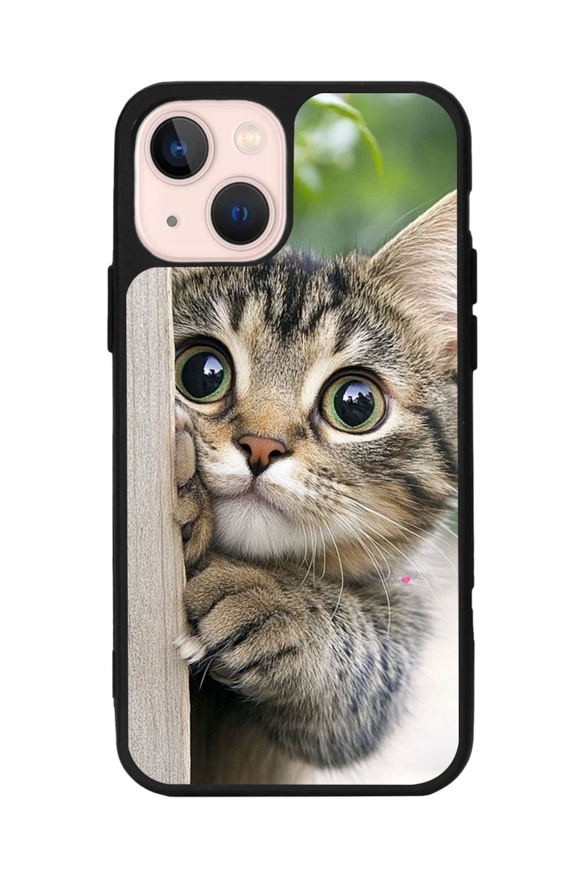 Aksel Kılıf Apple iPhone 15 Plus Uyumlu Baskılı,Mat Siyah,Yumuşak Silikon,Koruyucu,Şok Emici Kapak,Kılıf