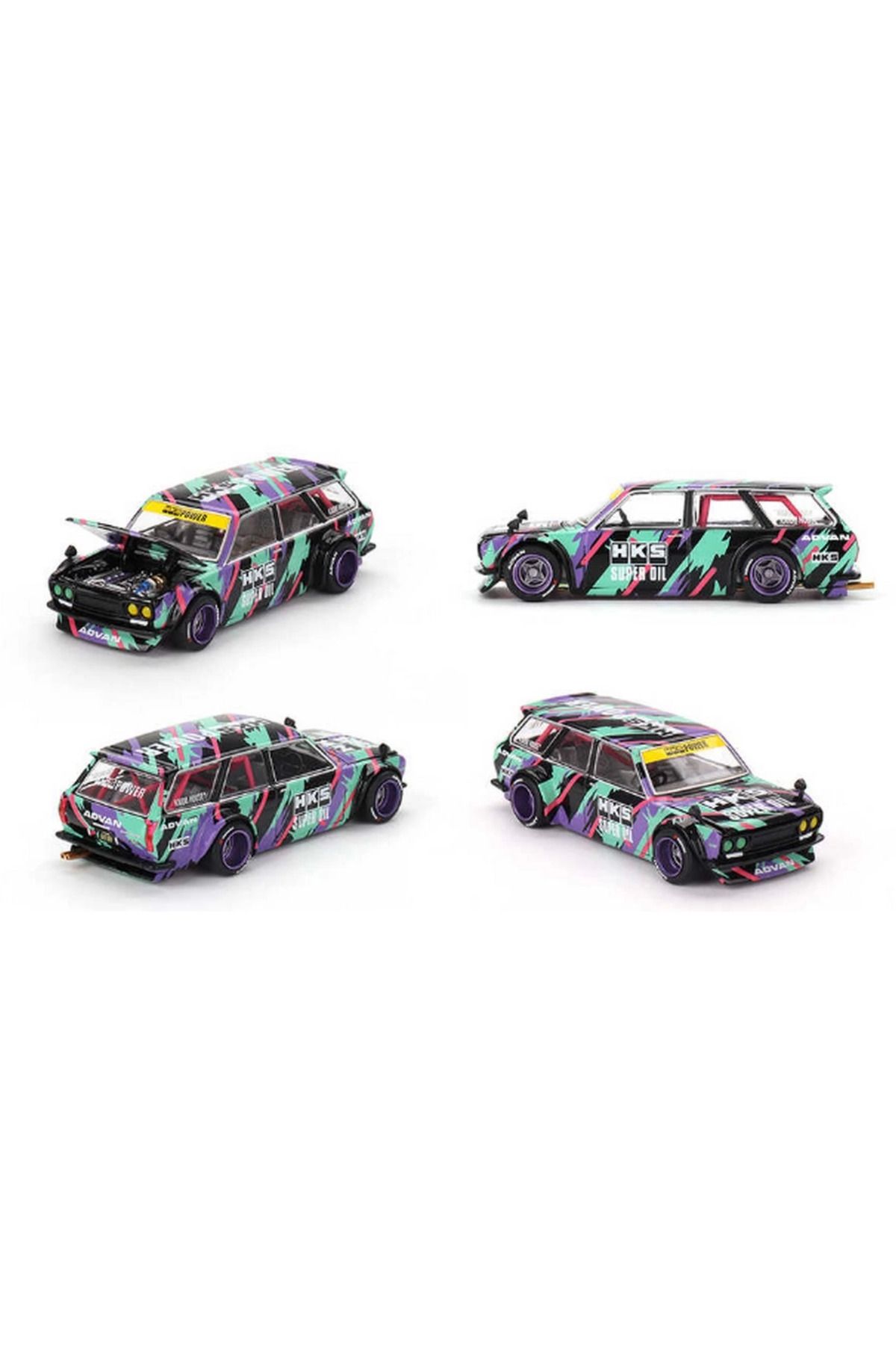 BYR Fırsat Byr 1/64 Datsun Kaido 510 Wagon Hks V1 Yeni