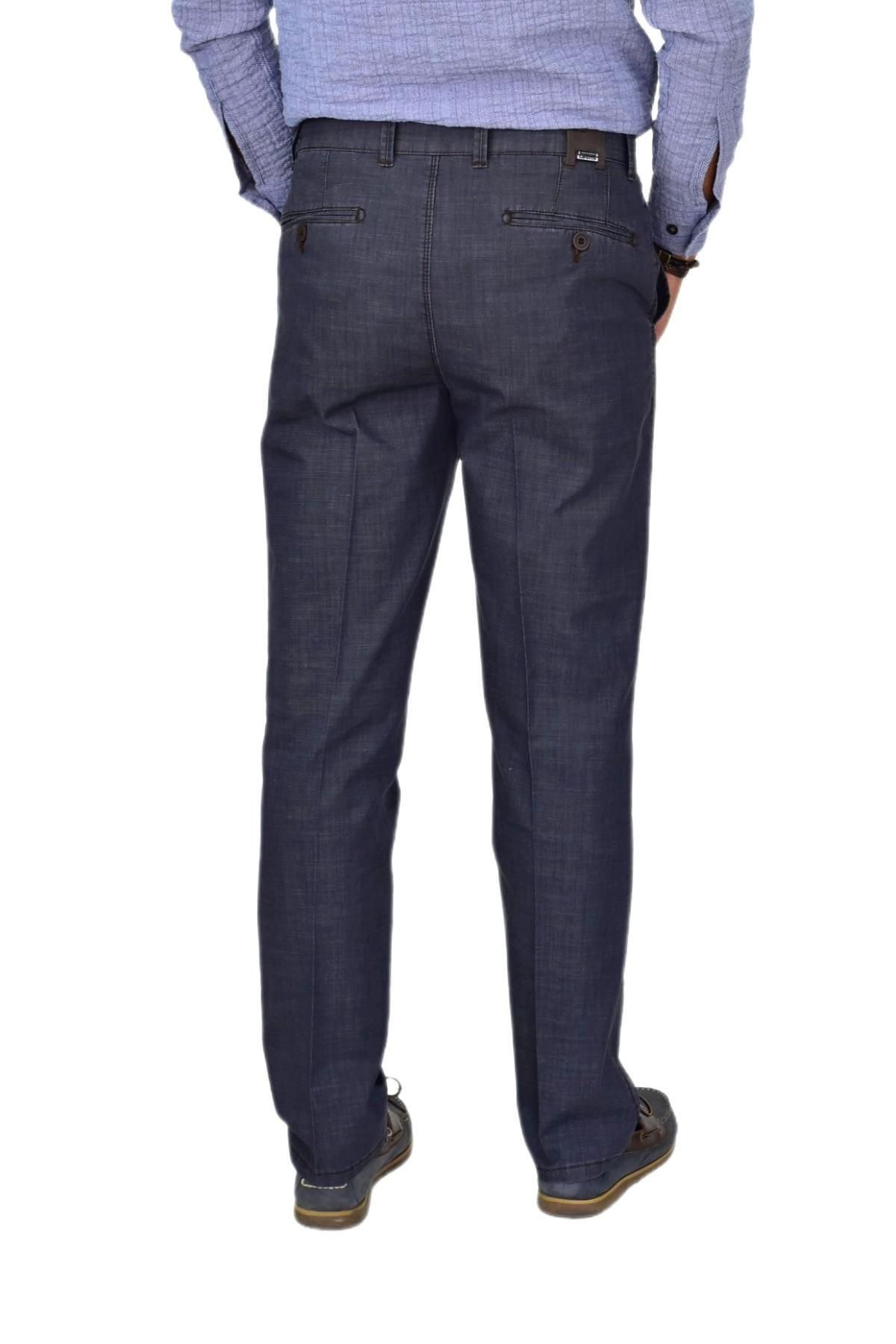 LAVETTO-Men's Canvas Summer Pants Classic 1283 Bgl-St04605 4