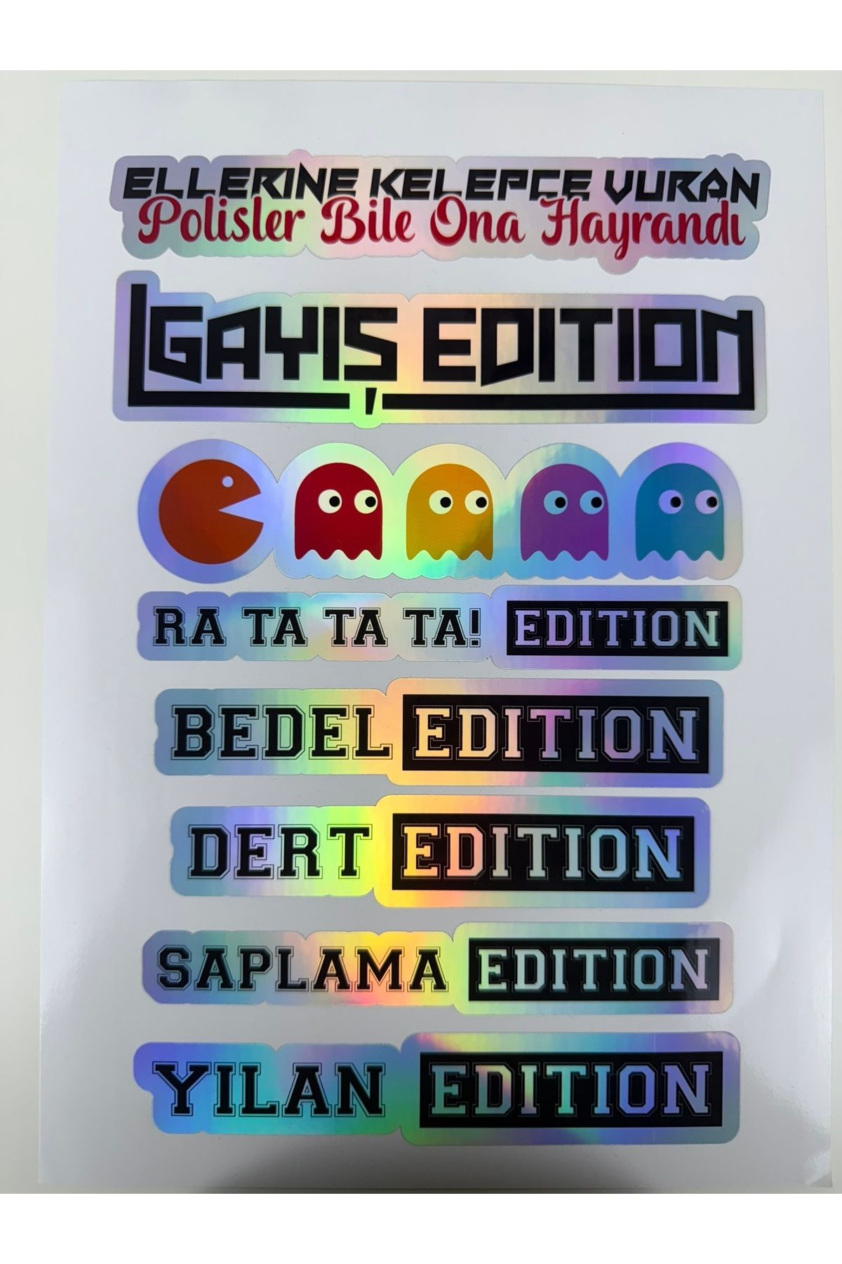 cakaybu Hologram araç sticker'ı Arka Cam Sticker Araba