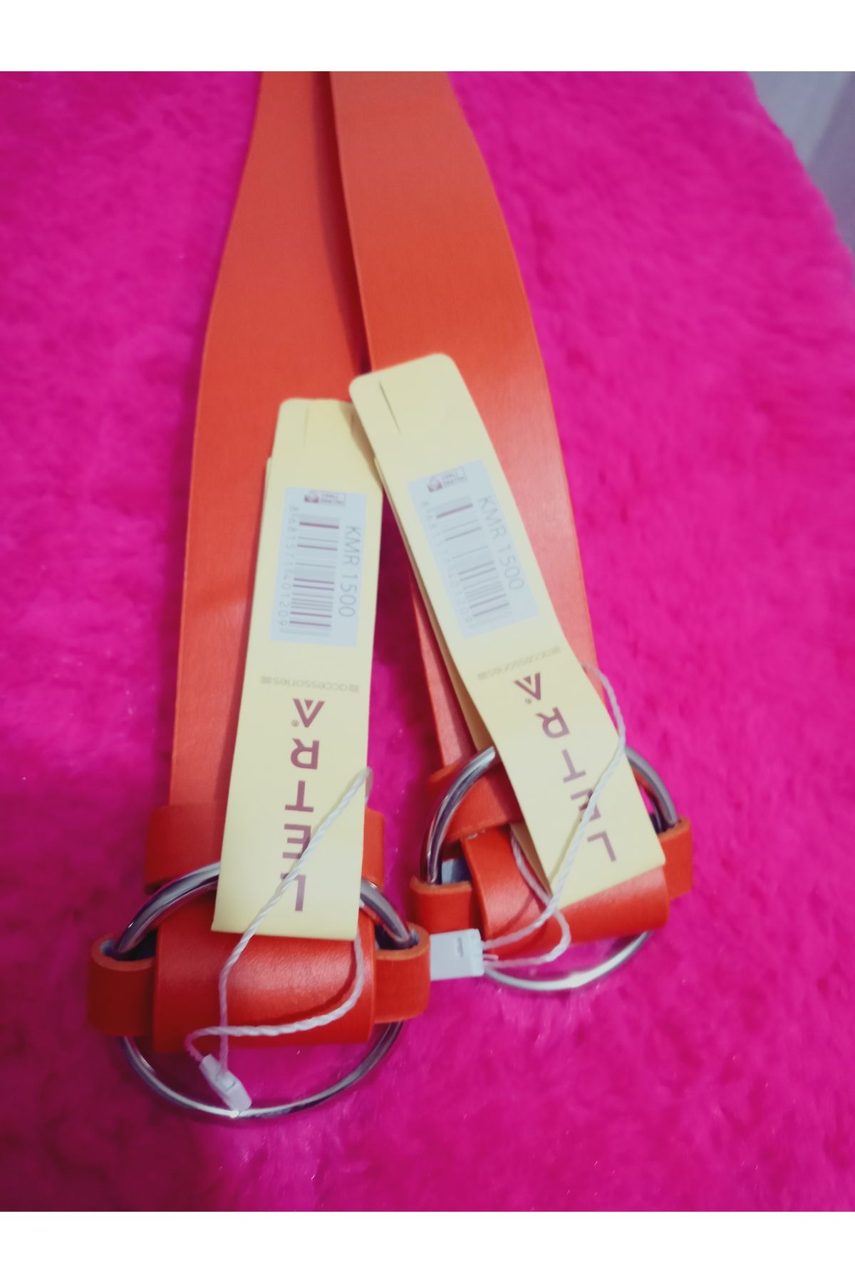hoaryage Yuvarlak TOKALI Suni Deri Kemer Ortalama Boy 107 cm En 3 CM