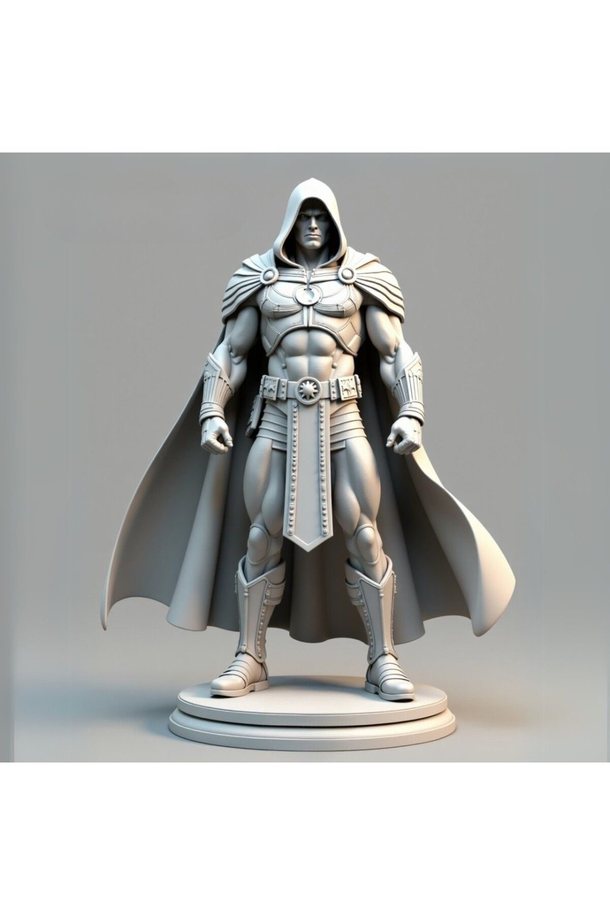 Cochines Moon Knight Gece Savaşçısı Figürü | 3D Baskı | Koleksiyonluk Dekoratif Heykel - PETG Malzeme