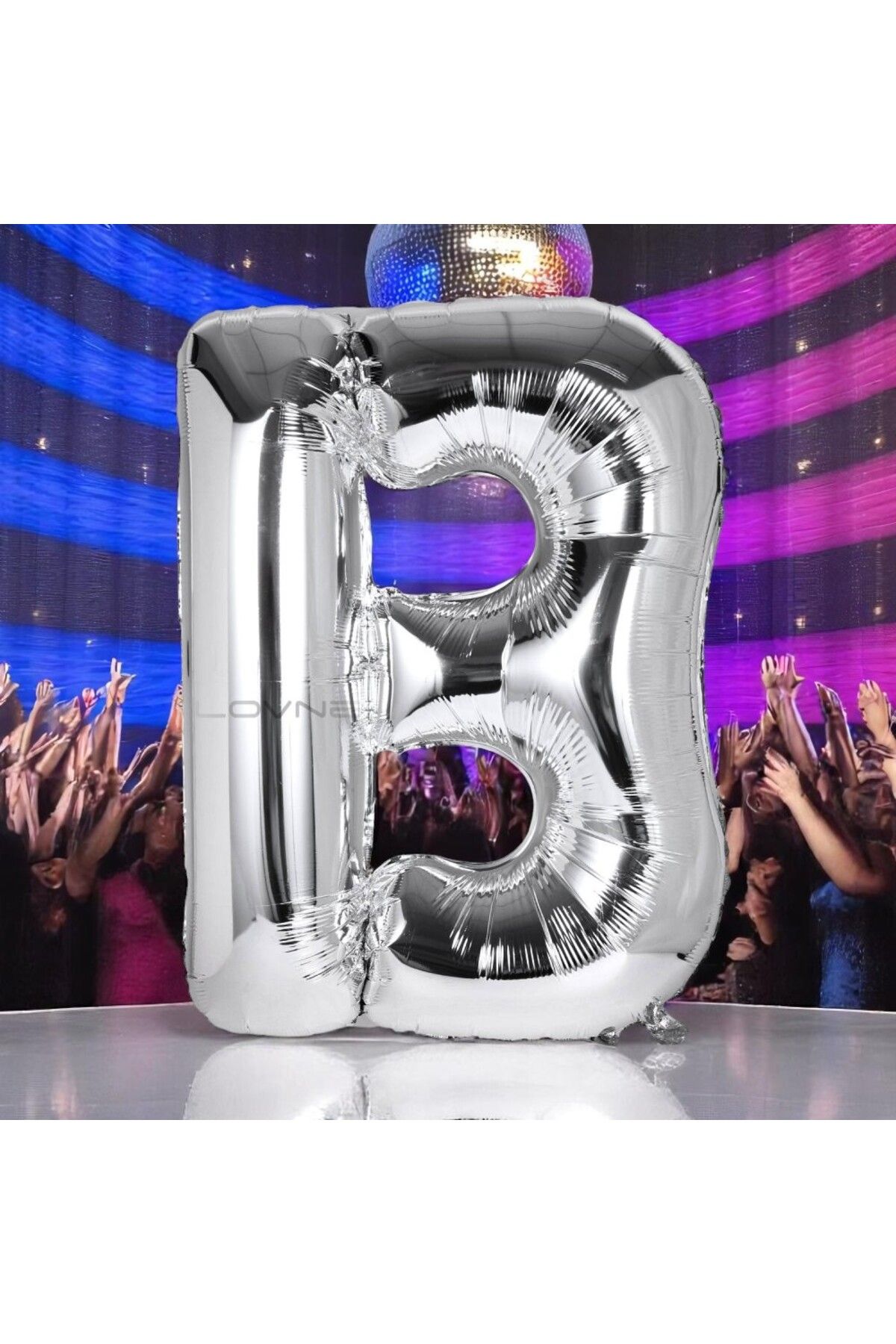 Kuzey YÜKSEK KALİTE 1 METRE GÜMÜŞ B HARF BALON GÜMÜŞ B HARFİ FOLYO BALON HELYUM GAZINA UÇAN BALONA UYGUN