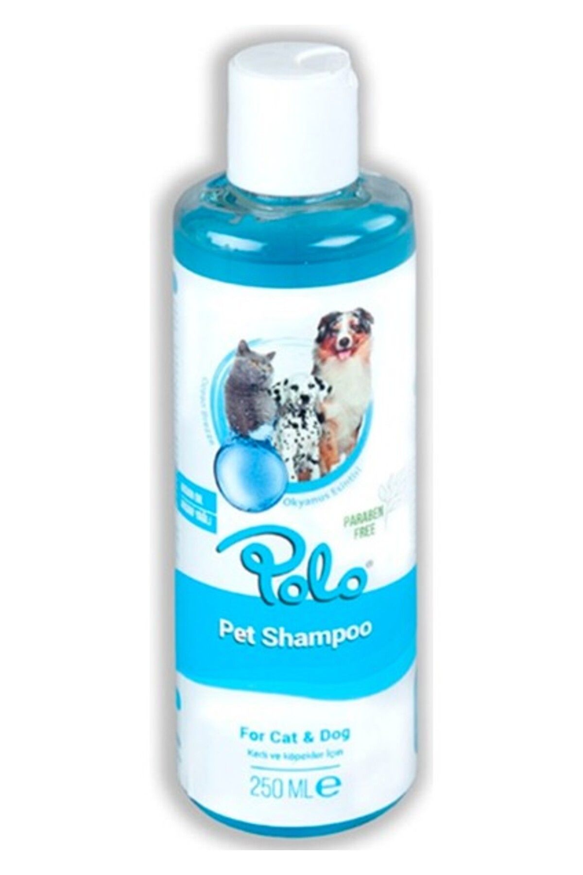 Orqinel Polo. Okyanus Esintisi Aromalı Kedi ve Köpek Şampuanı 250 ml