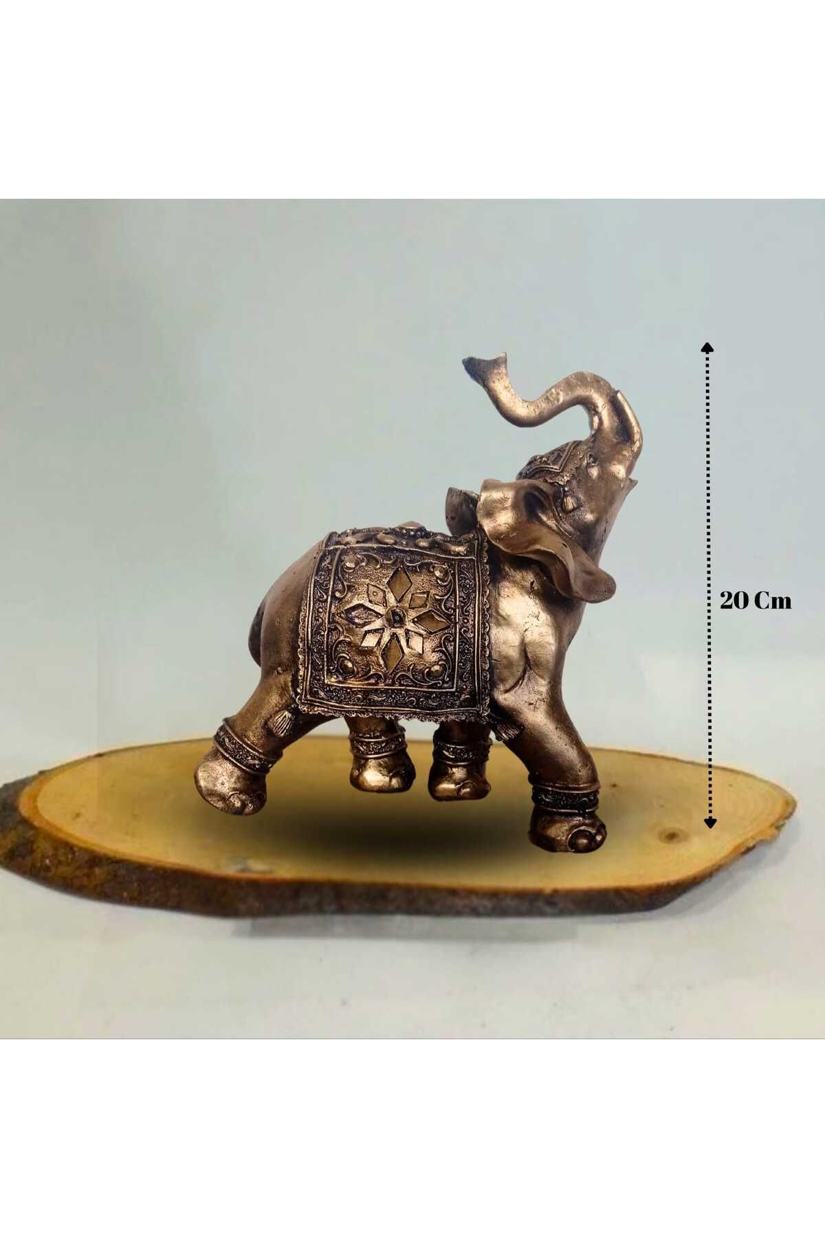 Yaratıcı sanatlar atölyesi Polyester Döküm Bronz Fil Ailesi Dekoratif Fil Biblo 15 CM 20 CM 30 CM