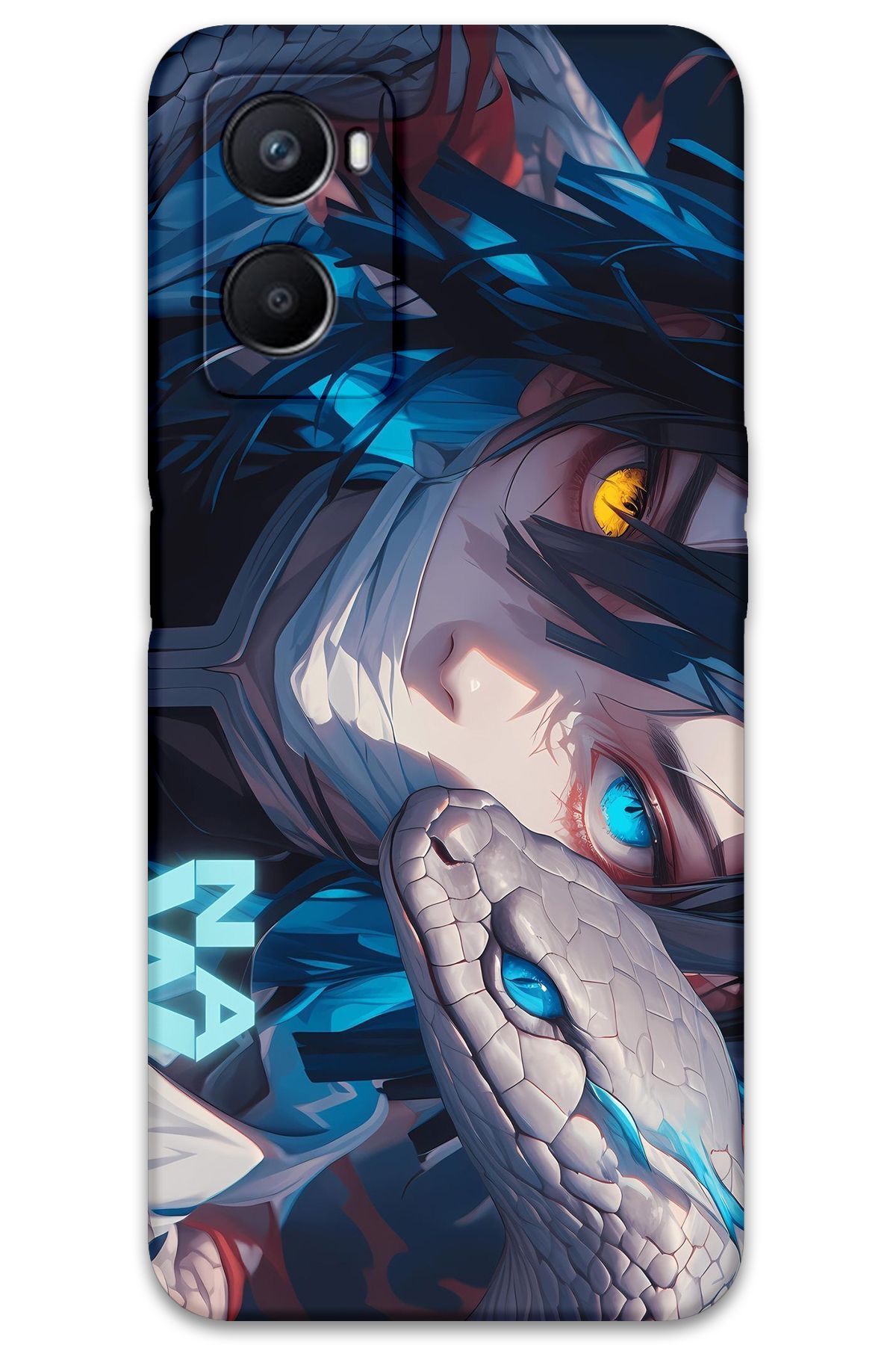 Gramaphone Oppo A96 Uyumlu Anime Desenli Telefon Kılıfı + Ekran Koruyucu - 5748
