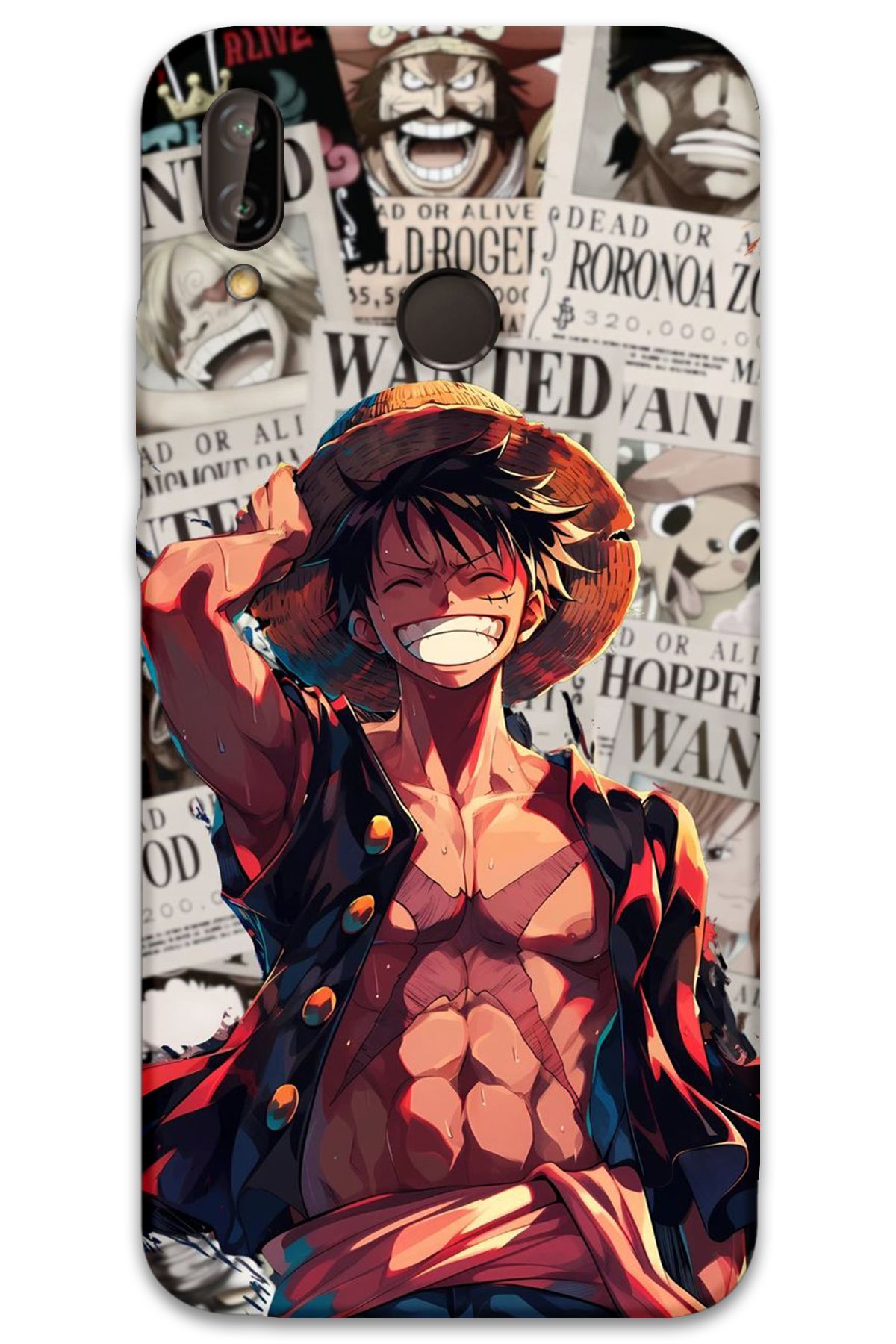 Gramaphone Huawei P Smart 2019 Uyumlu Anime Desenli Telefon Kılıfı + Ekran Koruyucu - 5754
