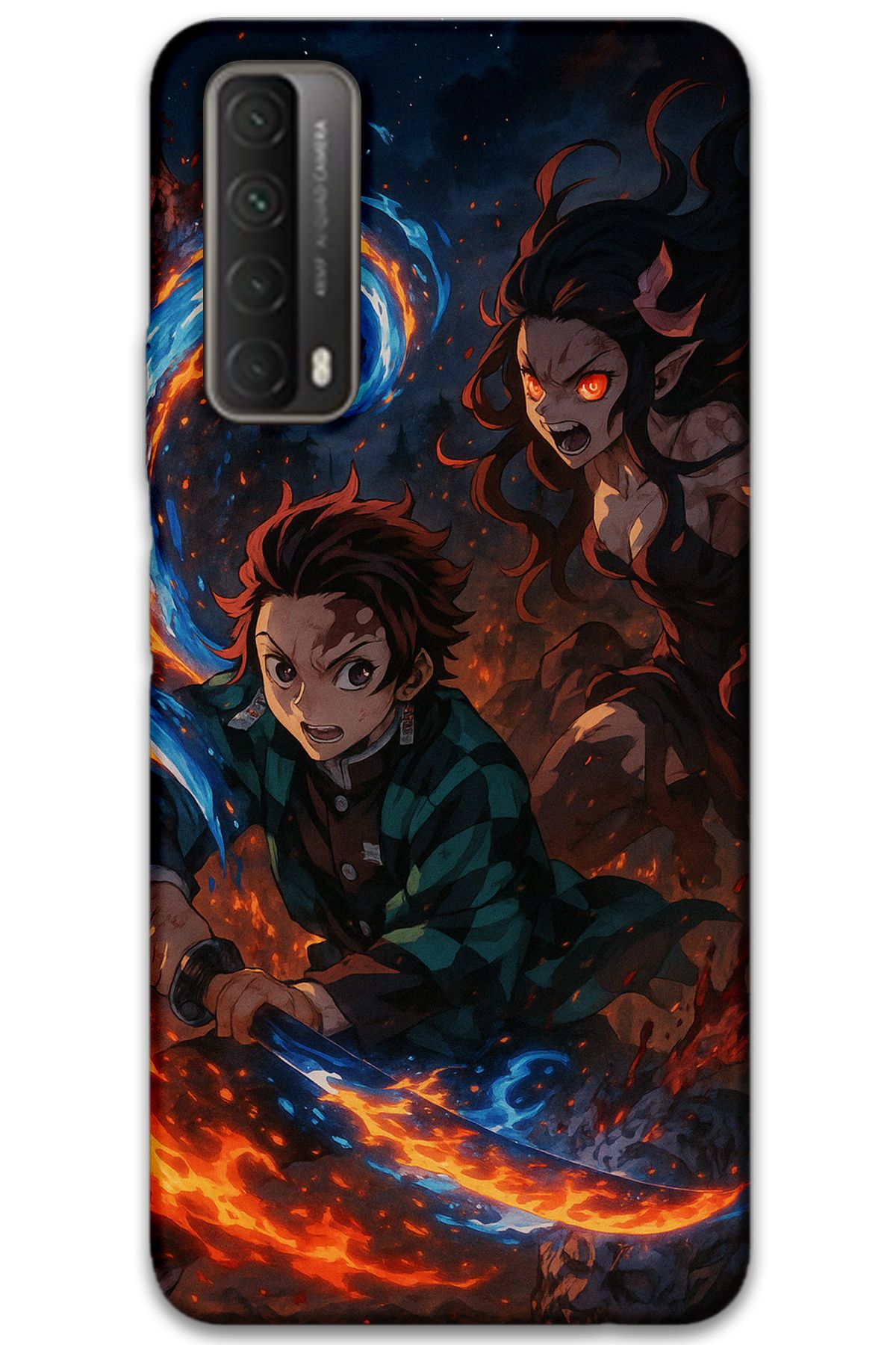 Gramaphone Huawei P Smart 2021 Uyumlu Anime Desenli Telefon Kılıfı + Ekran Koruyucu - 5745