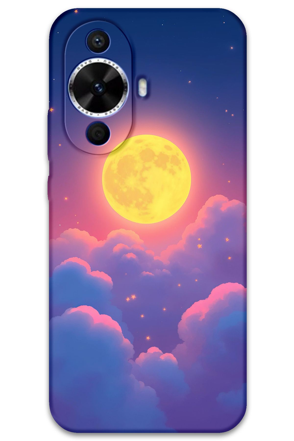Gramaphone Huawei Nova 12s Uyumlu Uzay Desenli Telefon Kılıfı + Ekran Koruyucu - 5869