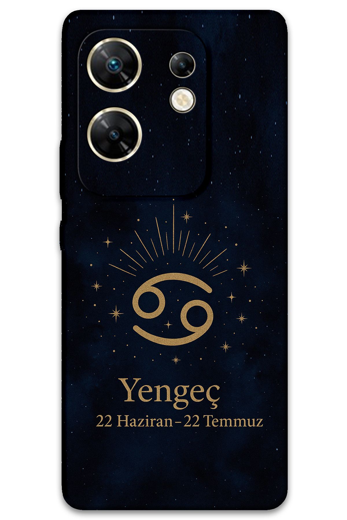Gramaphone İnfinix Zero 30 4G Uyumlu Yengeç Burcu Desenli Telefon Kılıfı - 5771