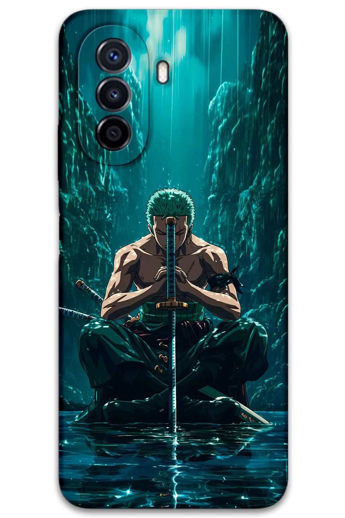 Gramaphone Huawei Nova Y70 Uyumlu Anime Desenli Telefon Kılıfı + Ekran Koruyucu - 5757