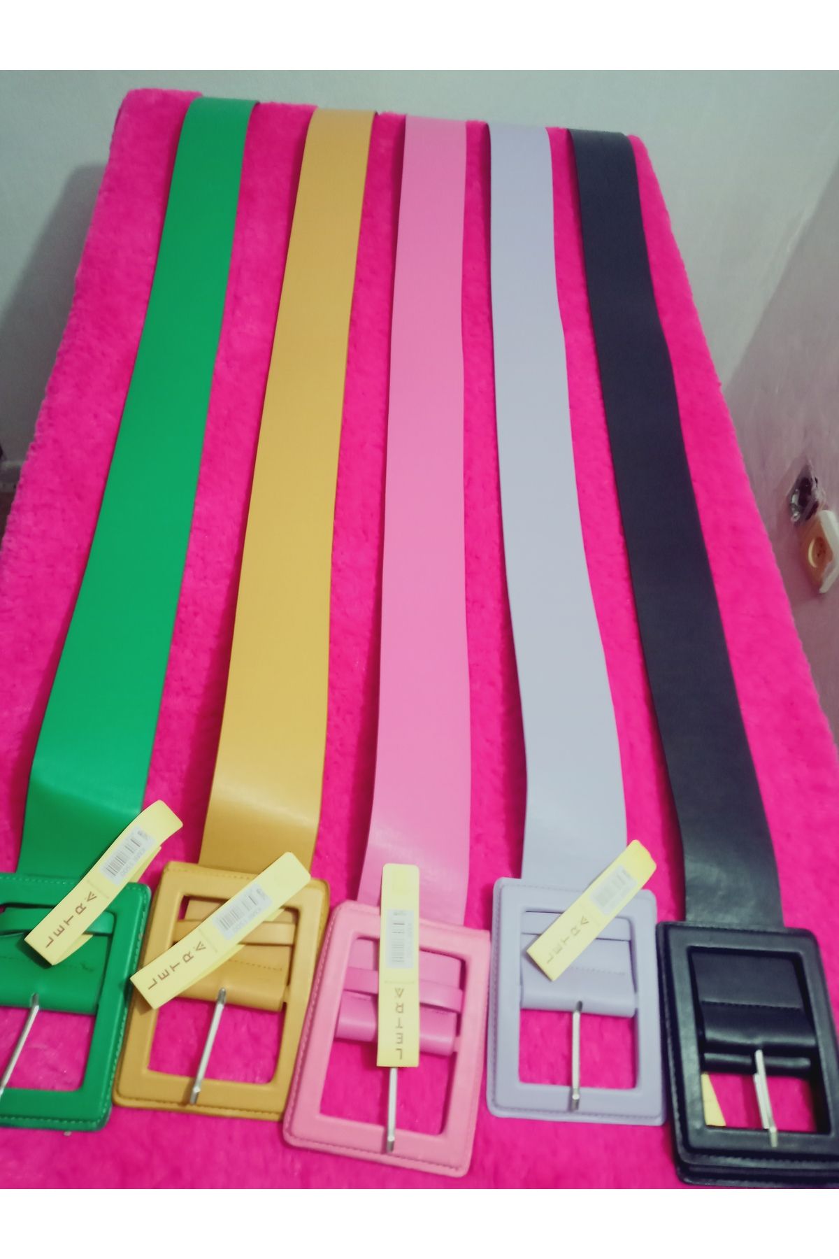 hoaryage Geniş, TOKALI Suni Deri Kemer Ortalama Boy 110 cm En 6 CM