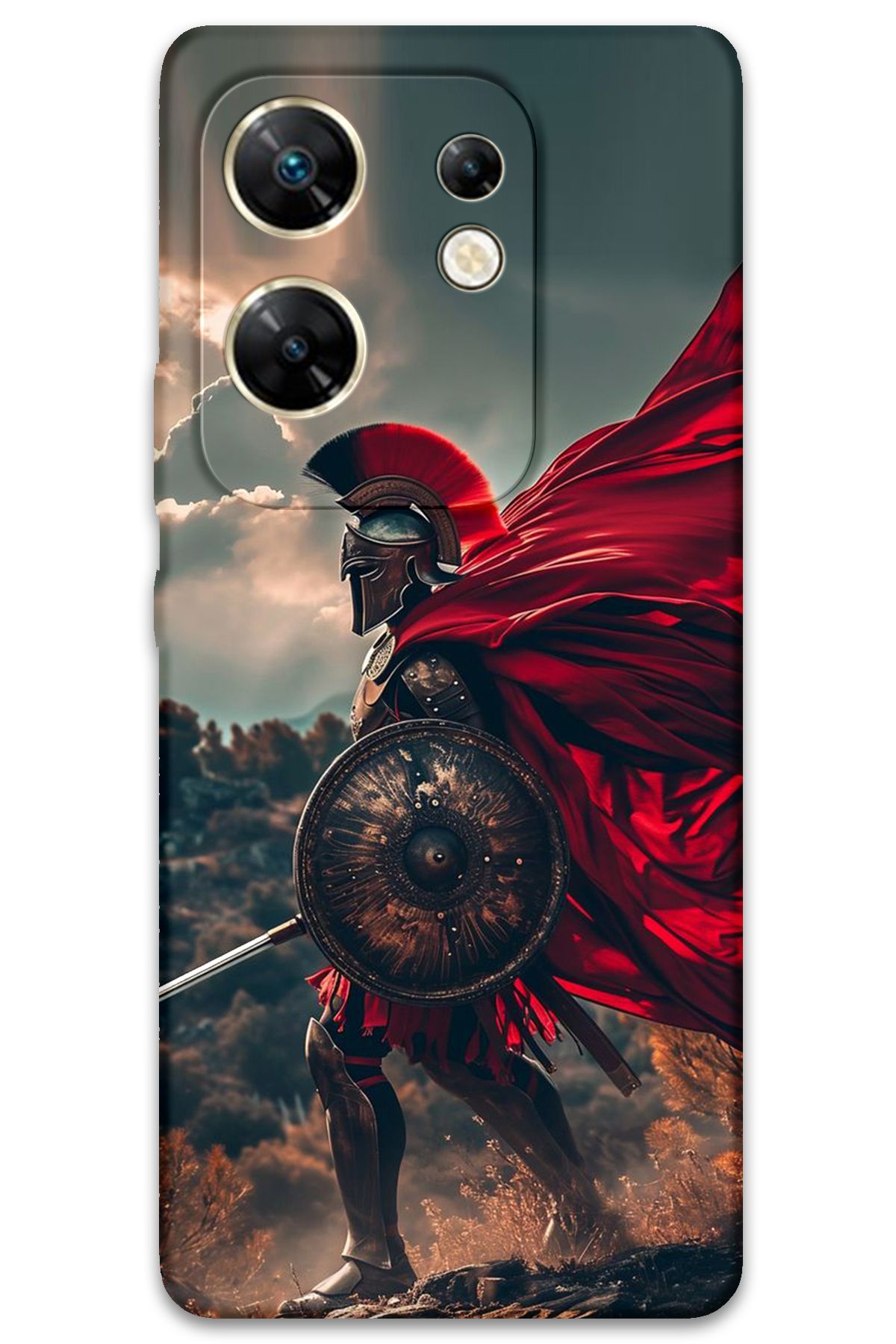 Gramaphone İnfinix Zero 30 4G Uyumlu Retro Desenli Telefon Kılıfı - 5834