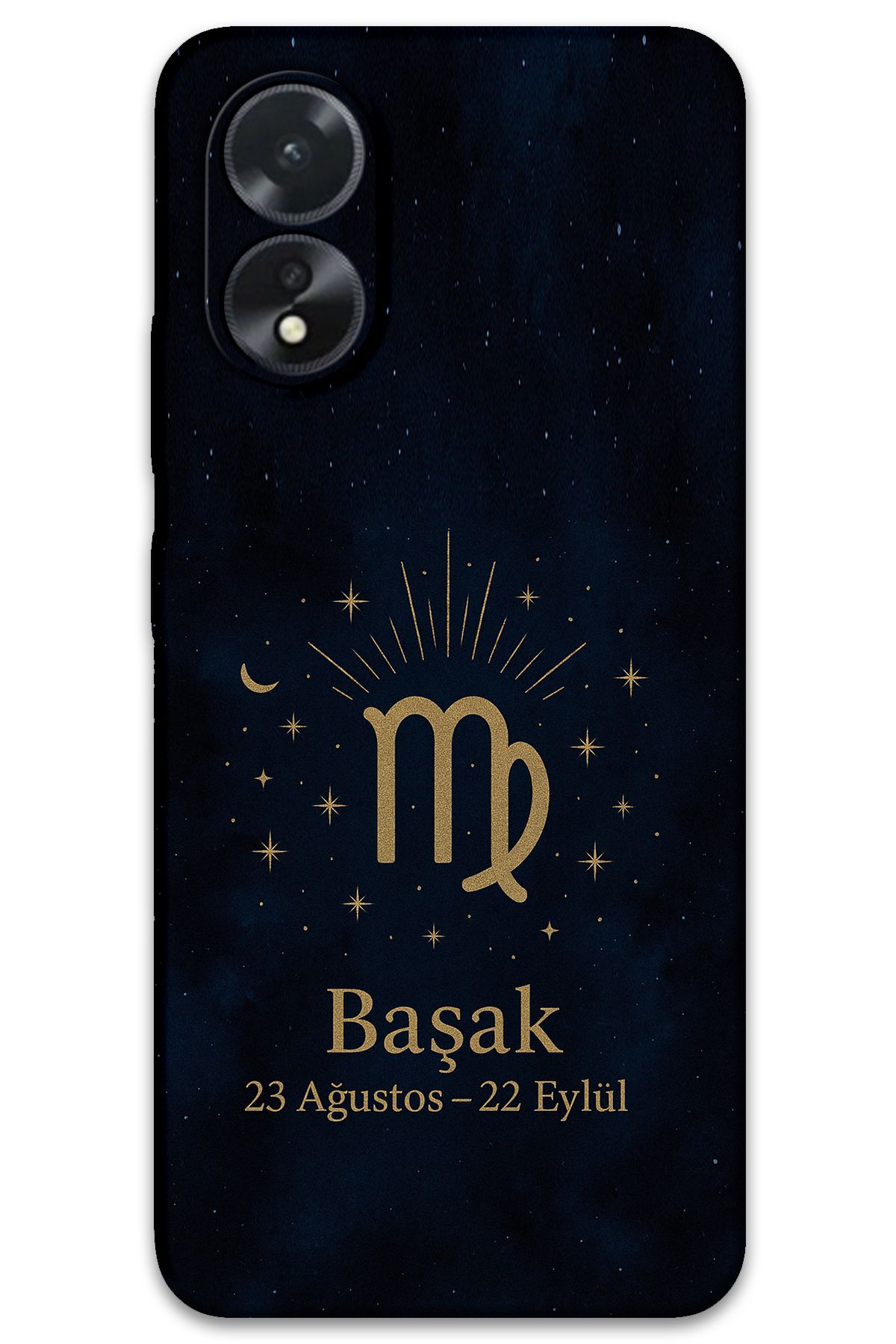 Gramaphone Oppo A38 Uyumlu Başak Burcu Desenli Telefon Kılıfı + Ekran Koruyucu - 5773