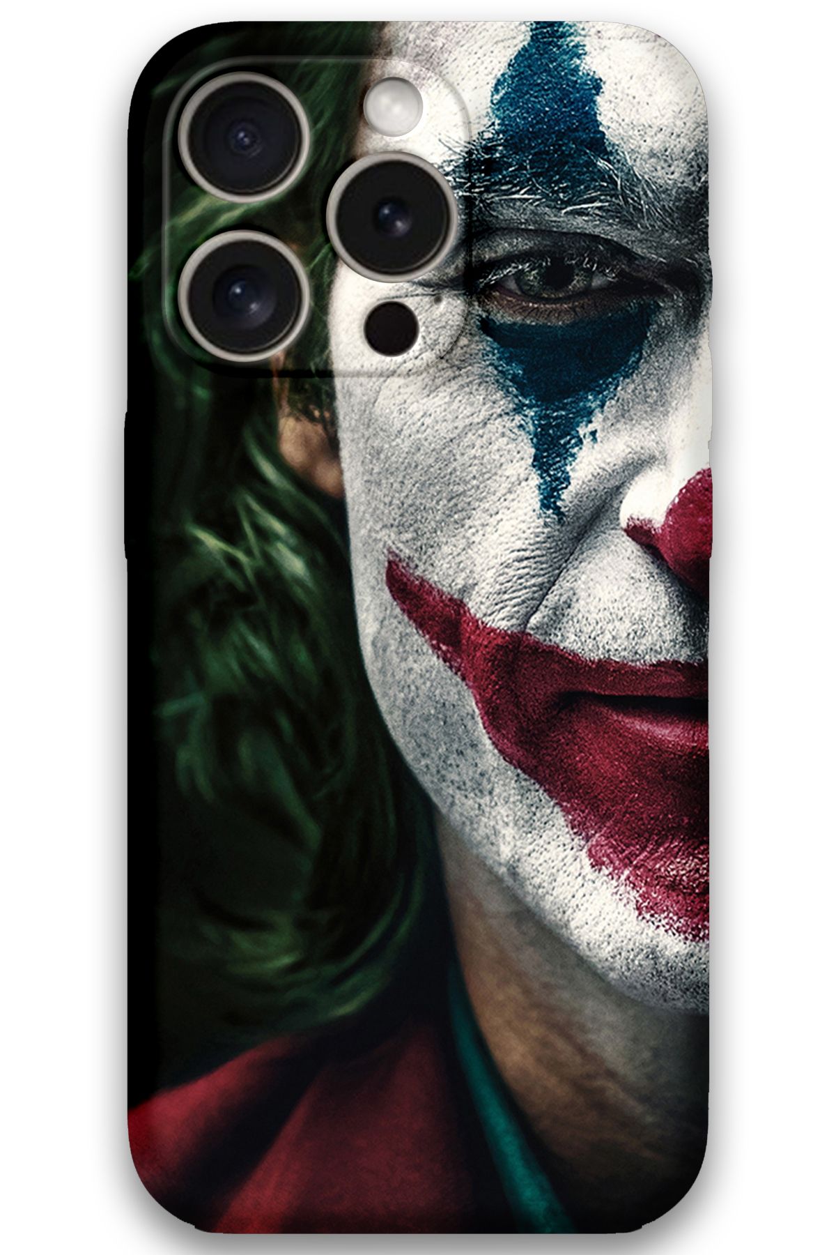 Gramaphone iPhone 15 Pro Uyumlu Joker Desenli Telefon Kılıfı + Ekran Koruyucu - 5827