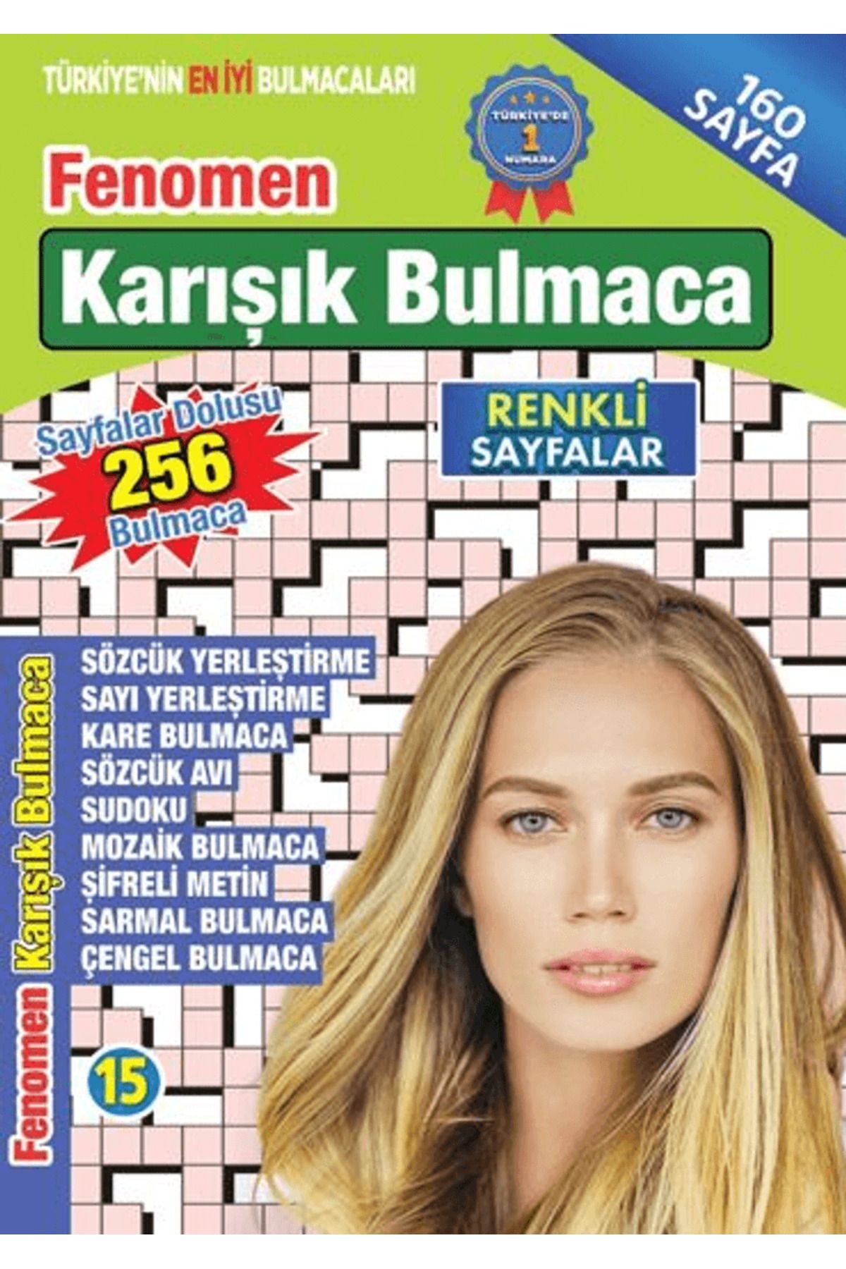 Maxi Yayıncılık Fenomen Karışık Bulmaca 15 / Bertan Kodamanoğlu / Maxi Yayıncılık / 9786256138193