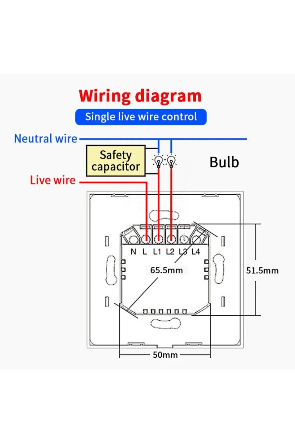iUni-Întrerupător tactil inteligent, WiFi, Sticlă securizată, iUni 2G, 10A, Control vocal, Smart Life/Tuya, LED, Argintiu 8